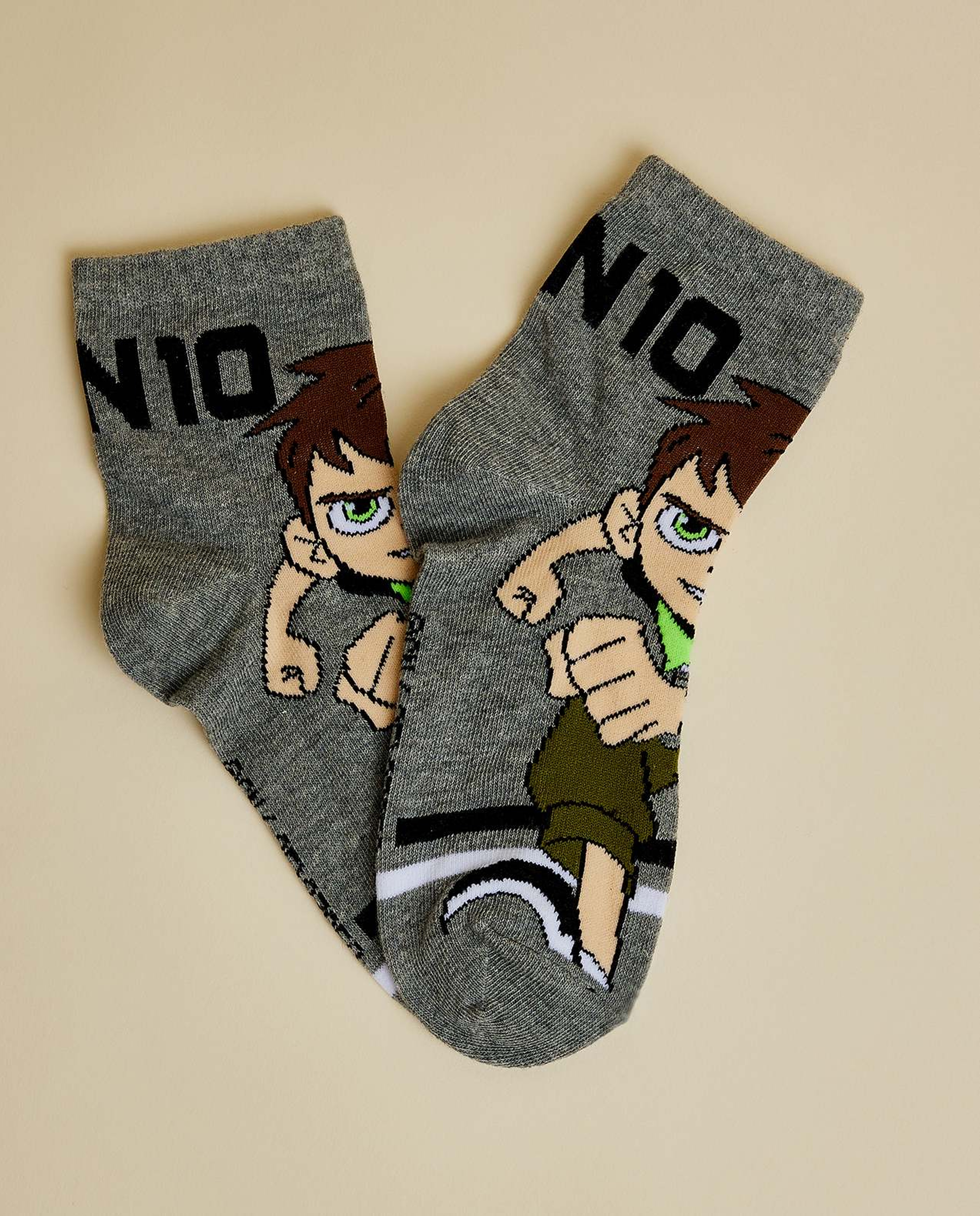 3 Pack Ben 10 Ankle Socks