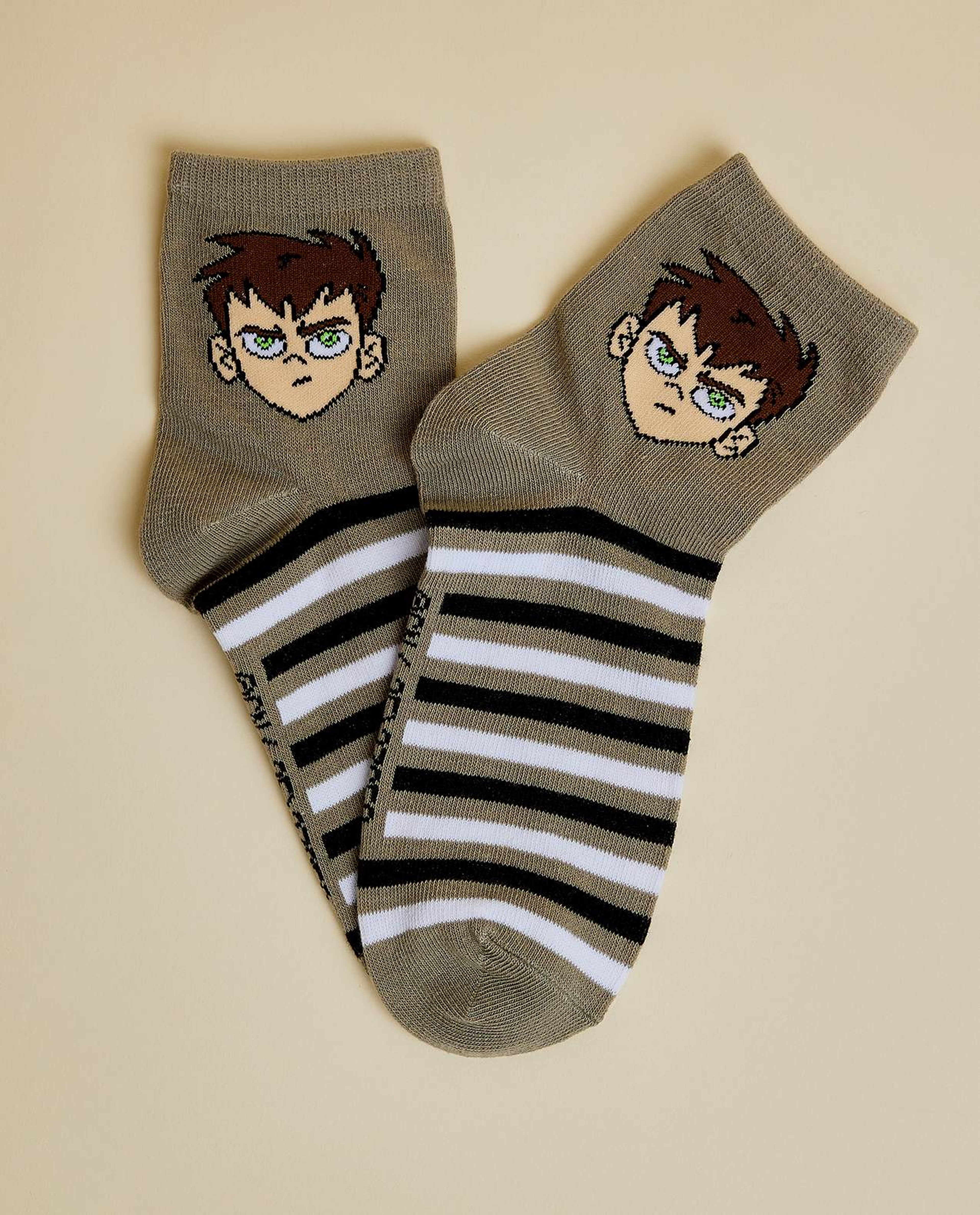 3 Pack Ben 10 Ankle Socks