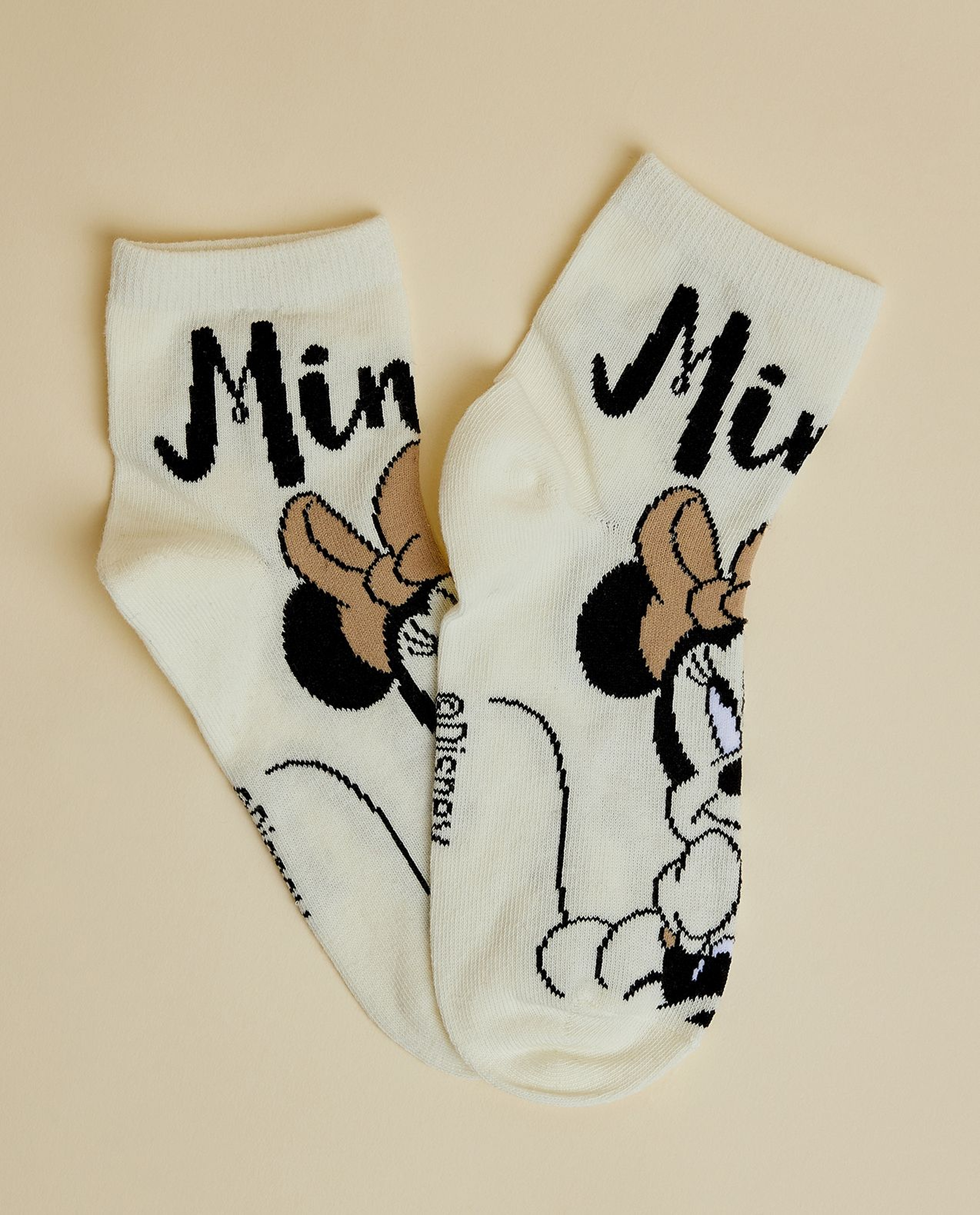 3 Pack Minnie Mouse Ankle Socks