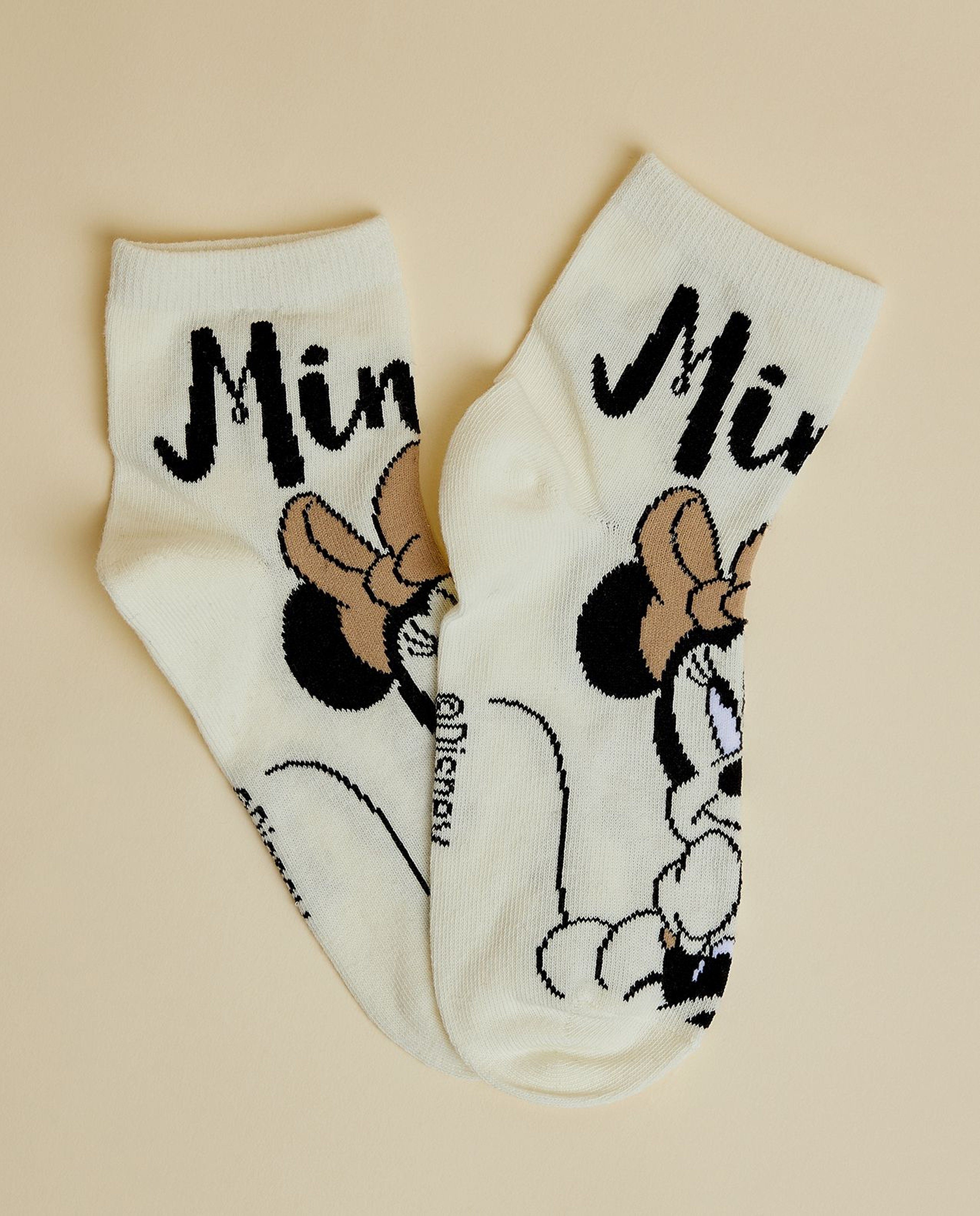 3 Pack Minnie Mouse Ankle Socks