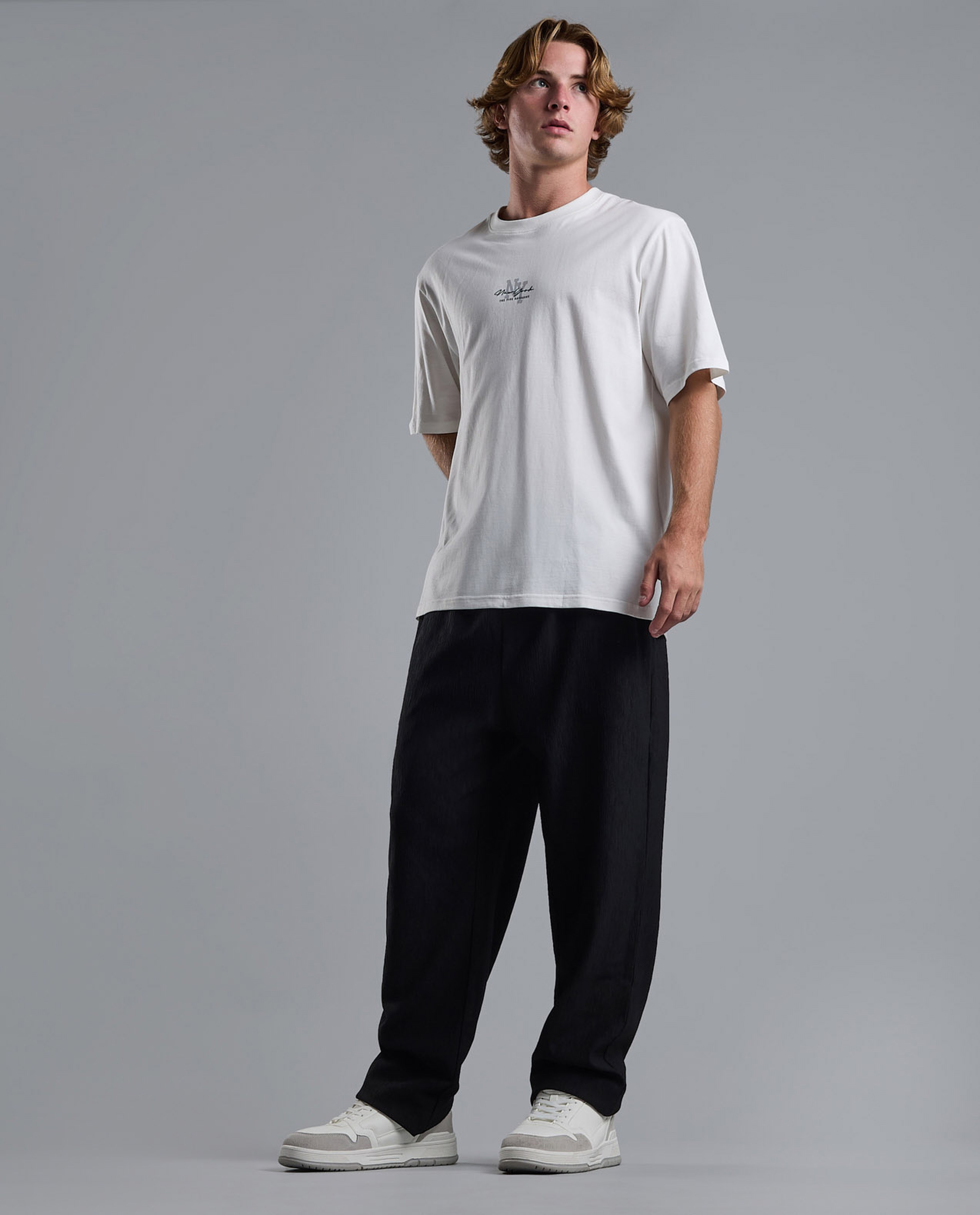 Printed T-Shirt with Crew Neck and Short Sleeves