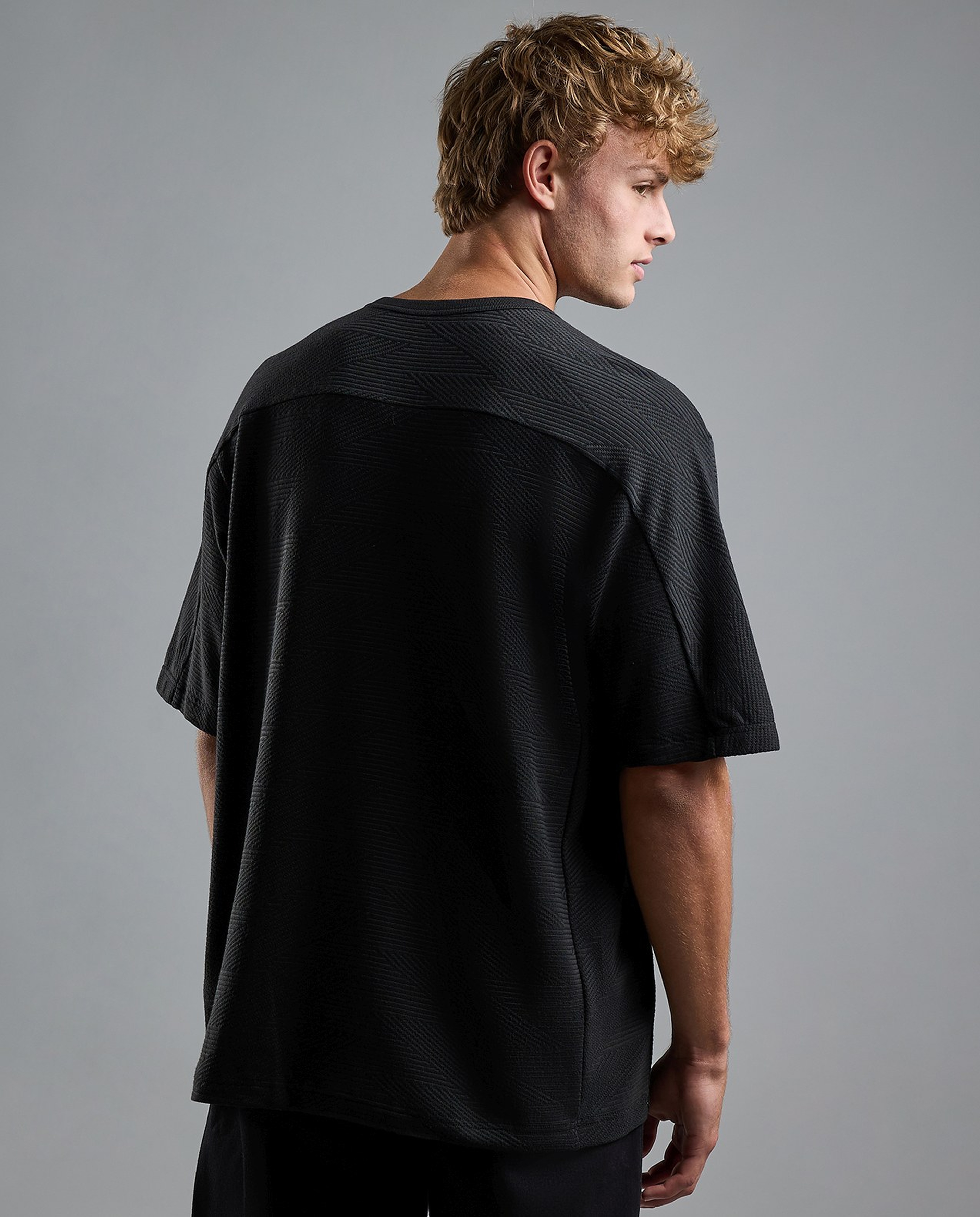 Print Detail Active T-Shirt with Crew Neck and Short Sleeves