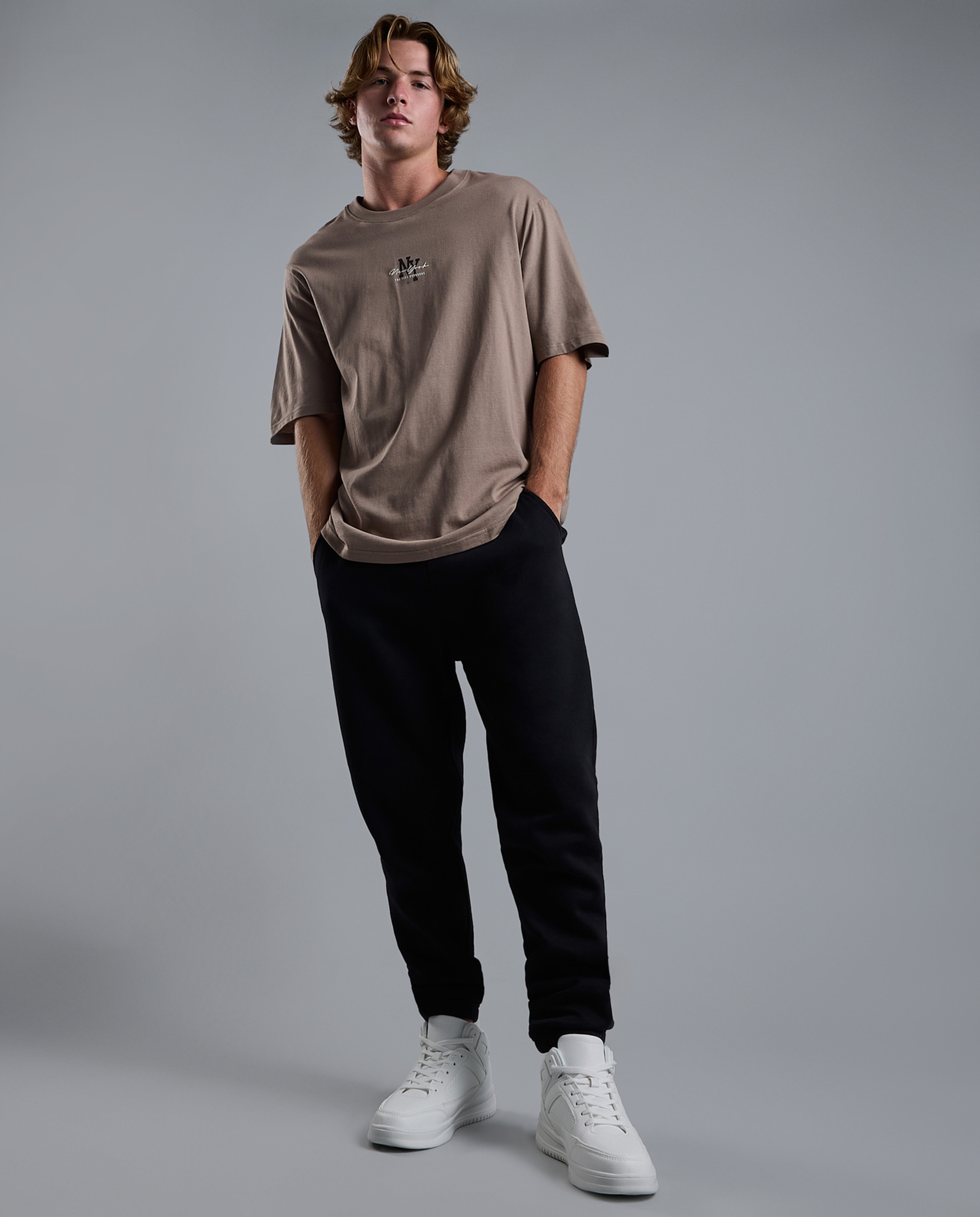 Printed T-Shirt with Crew Neck and Short Sleeves