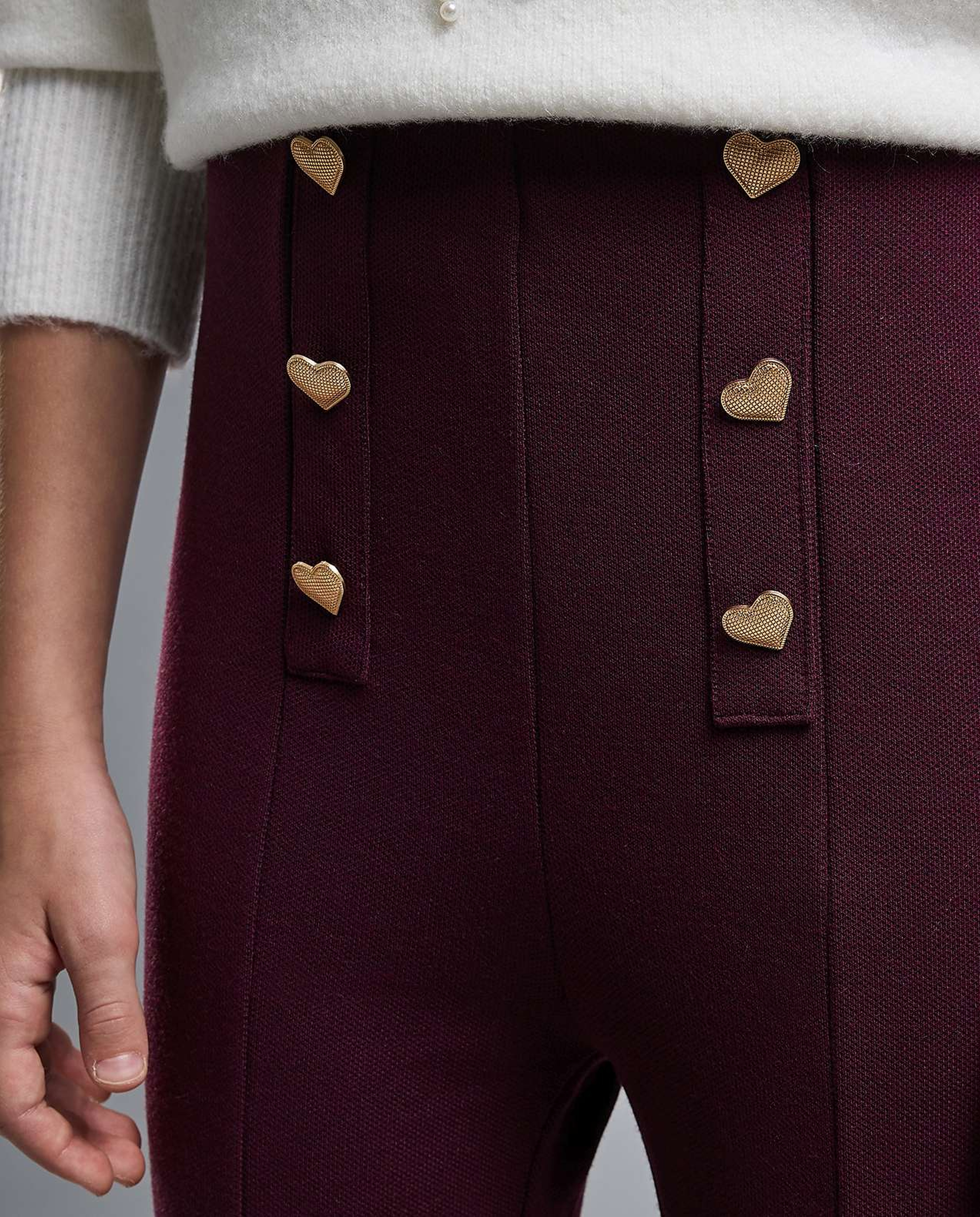 Solid Flared Pants with Elastic Waist