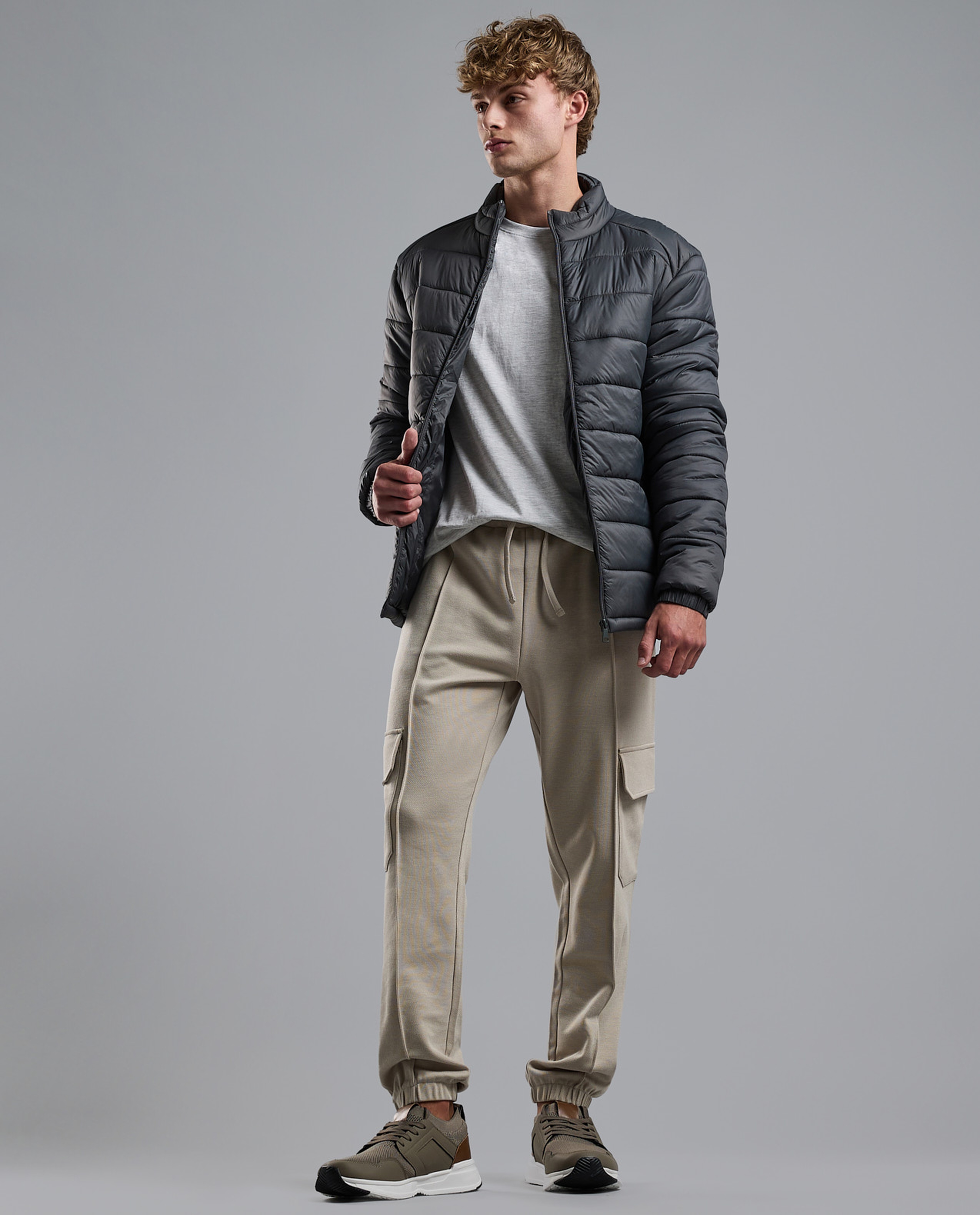 Solid T-Shirt with Crew Neck and Short Sleeves