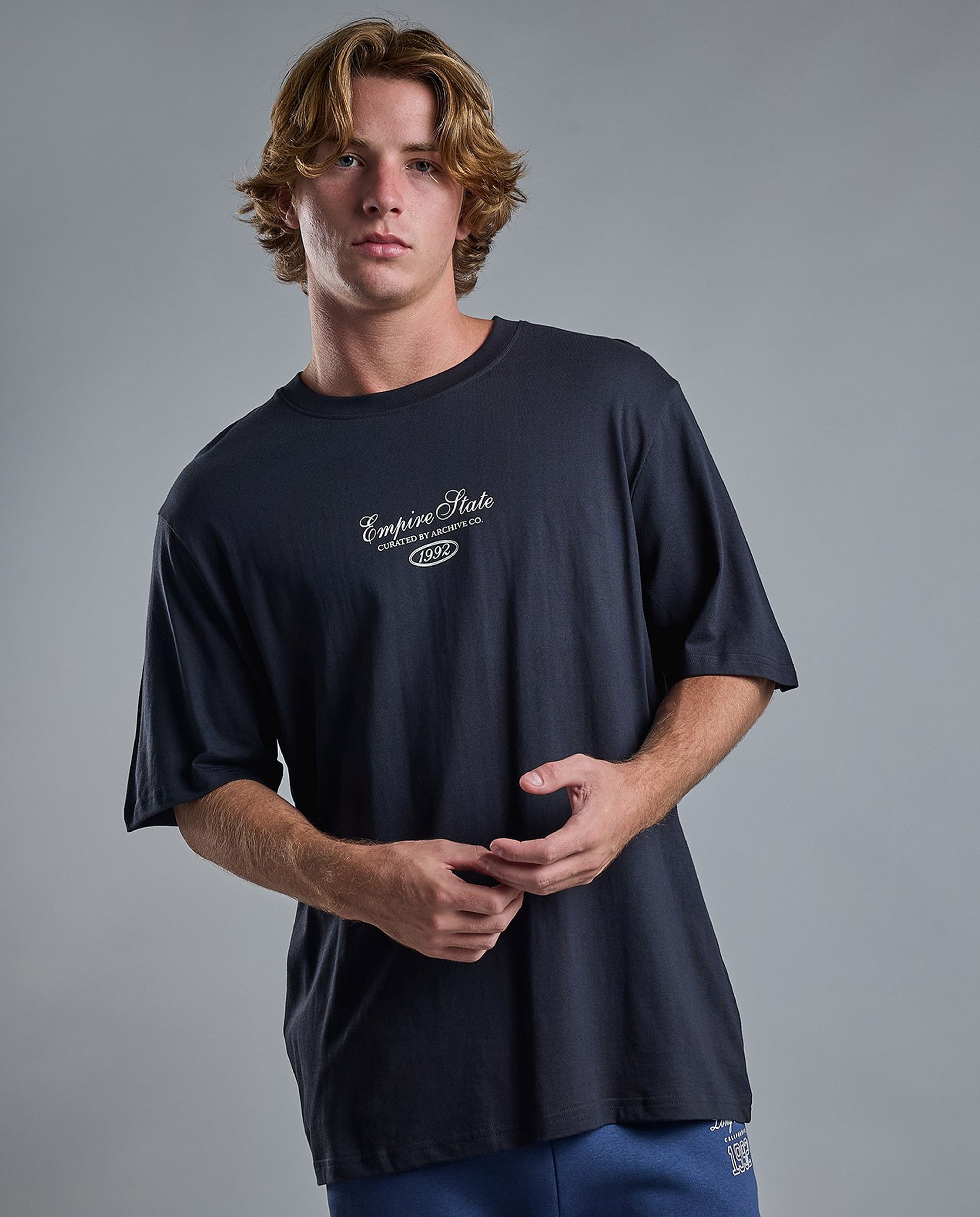 Printed T-Shirt with Crew Neck and Short Sleeves