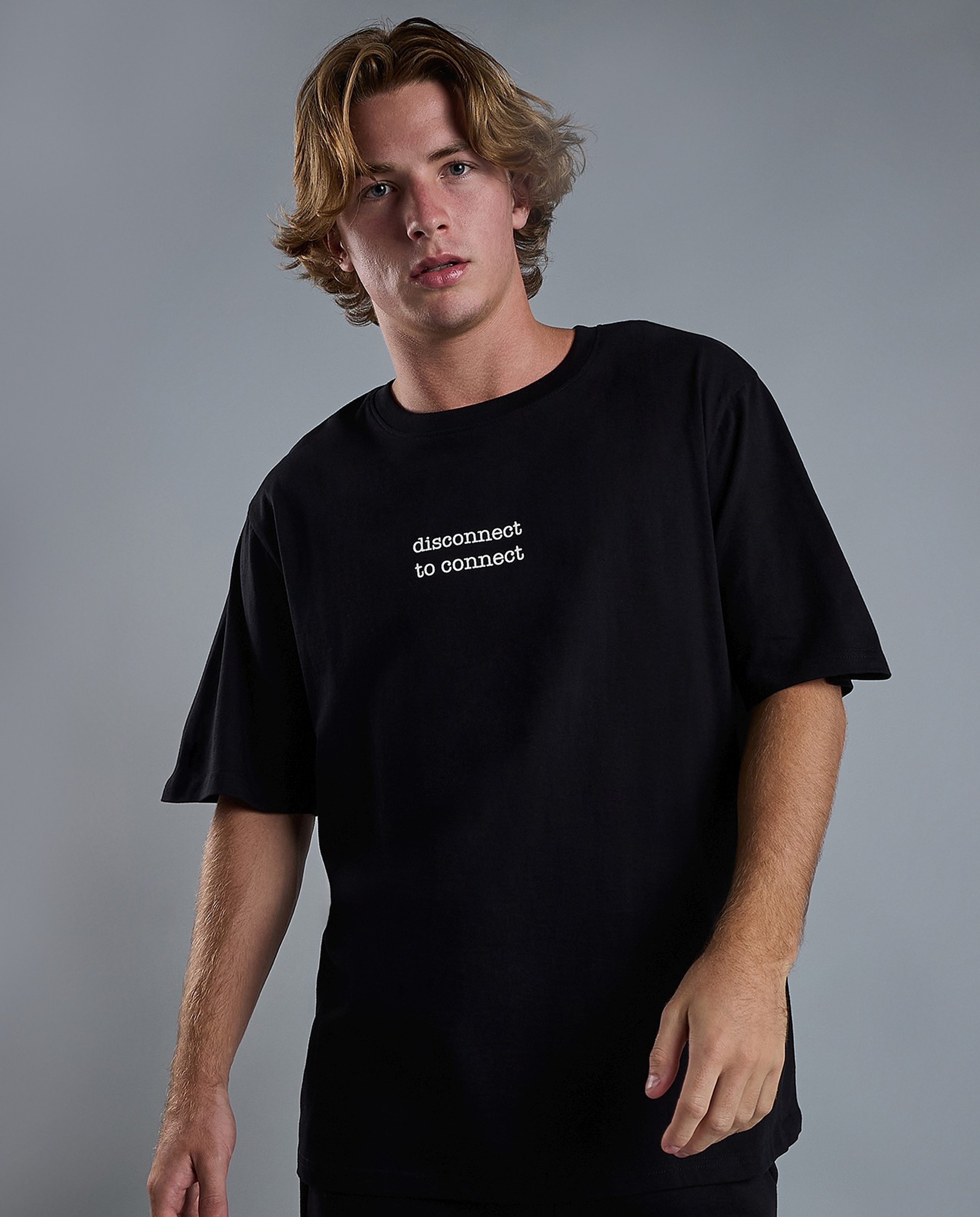 Printed T-Shirt with Crew Neck and Short Sleeves