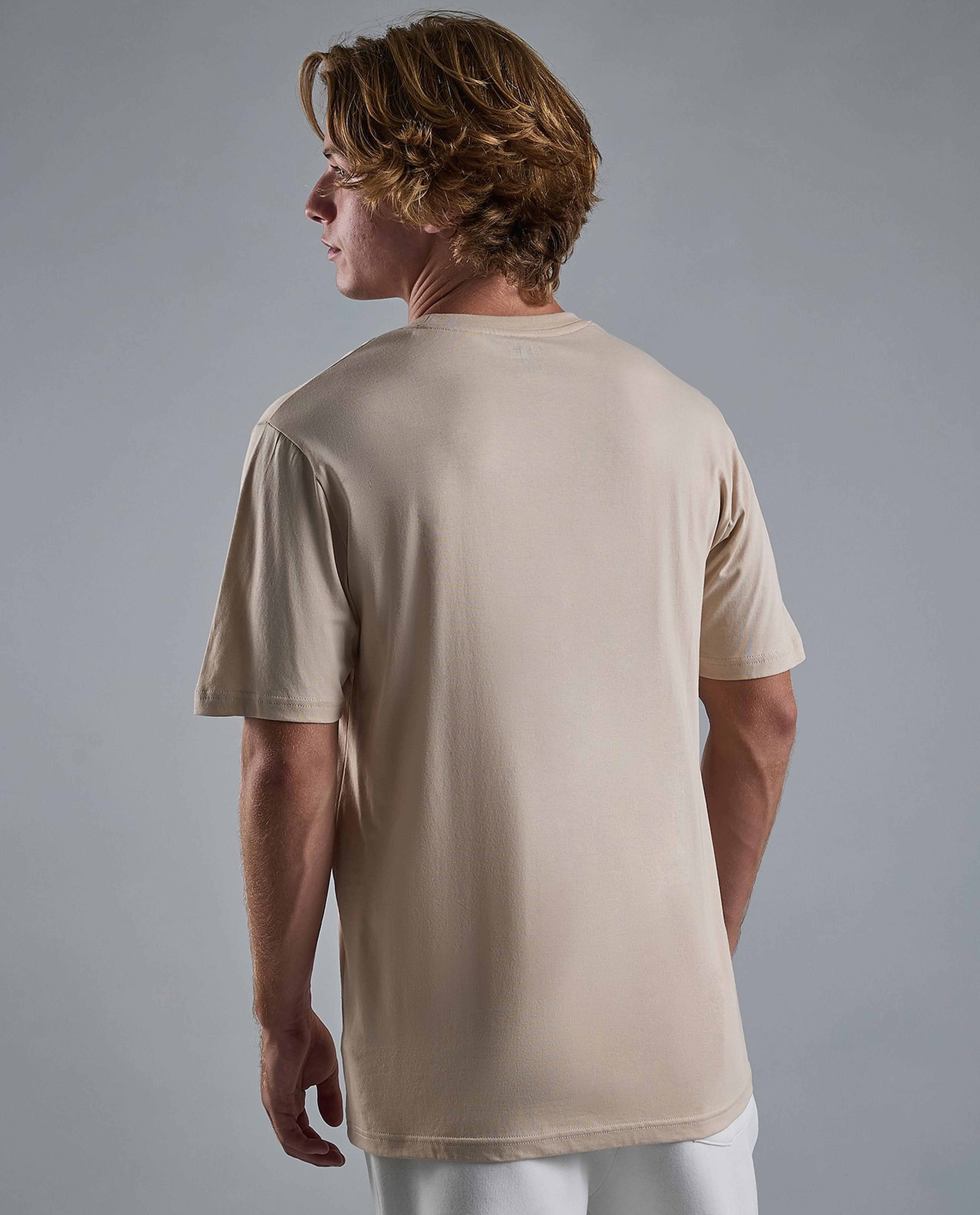 Solid T-Shirt with Crew Neck and Short Sleeves