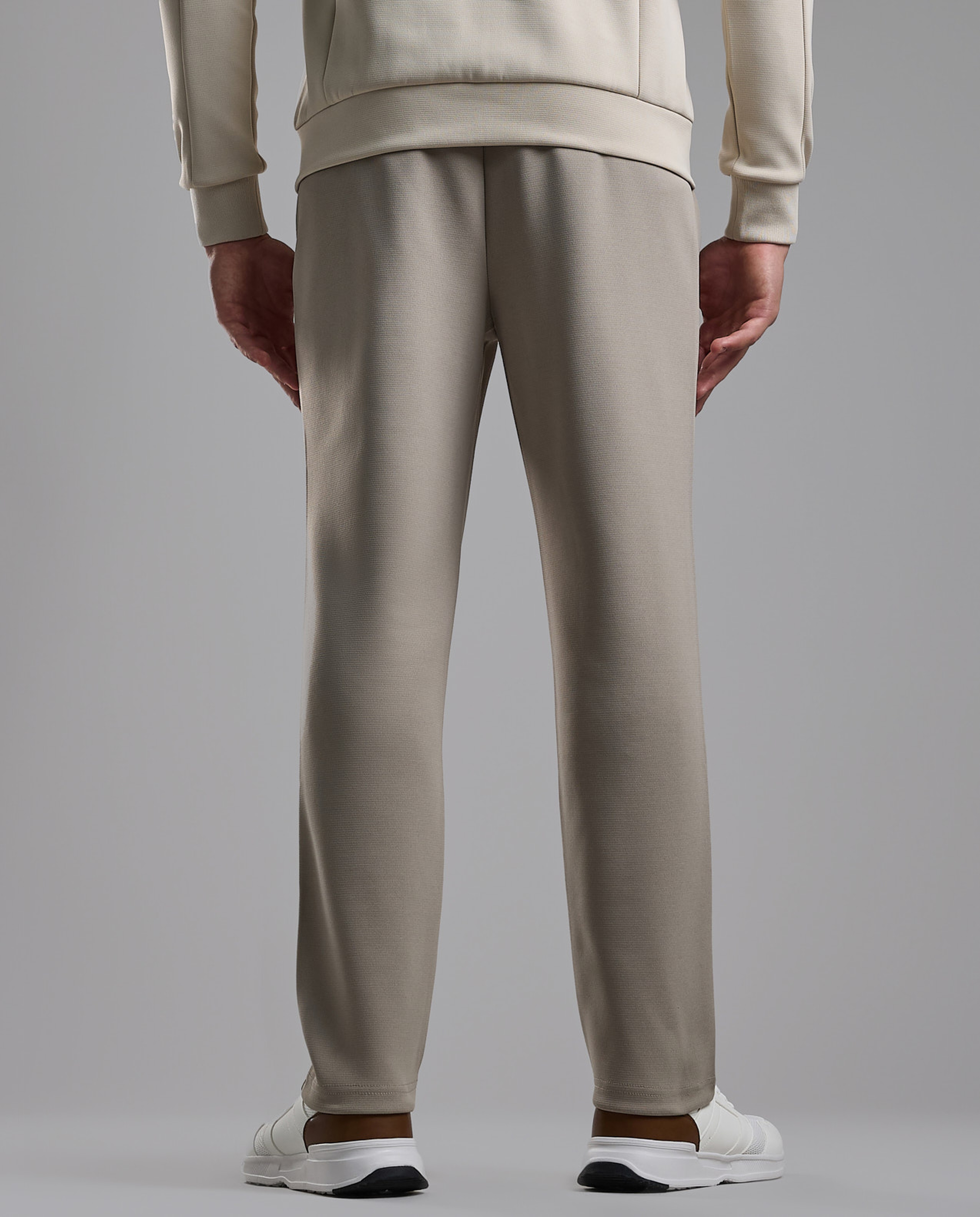 Print Detail Trackpants with Elastic Waist