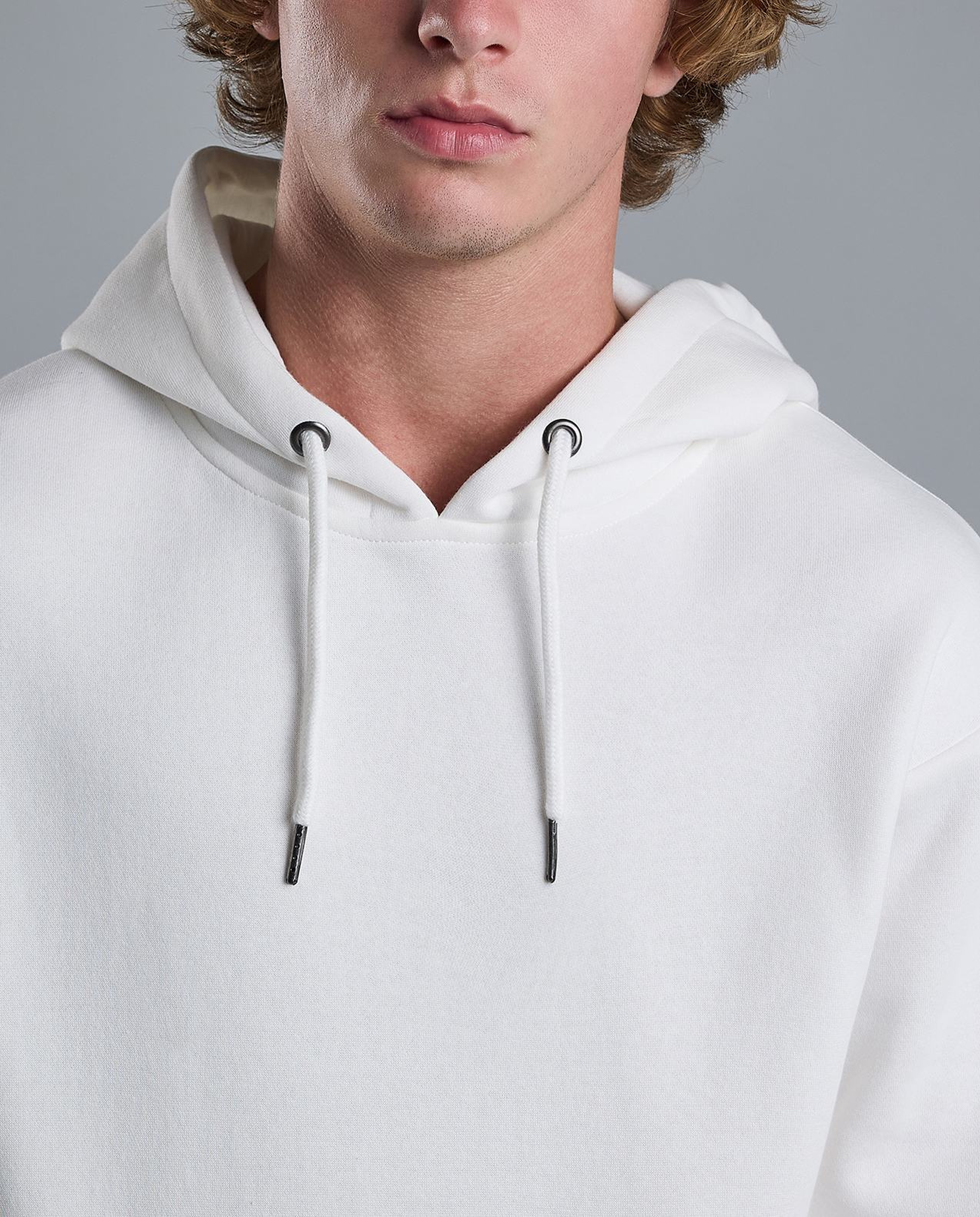 Solid Hoodie with Long Sleeves