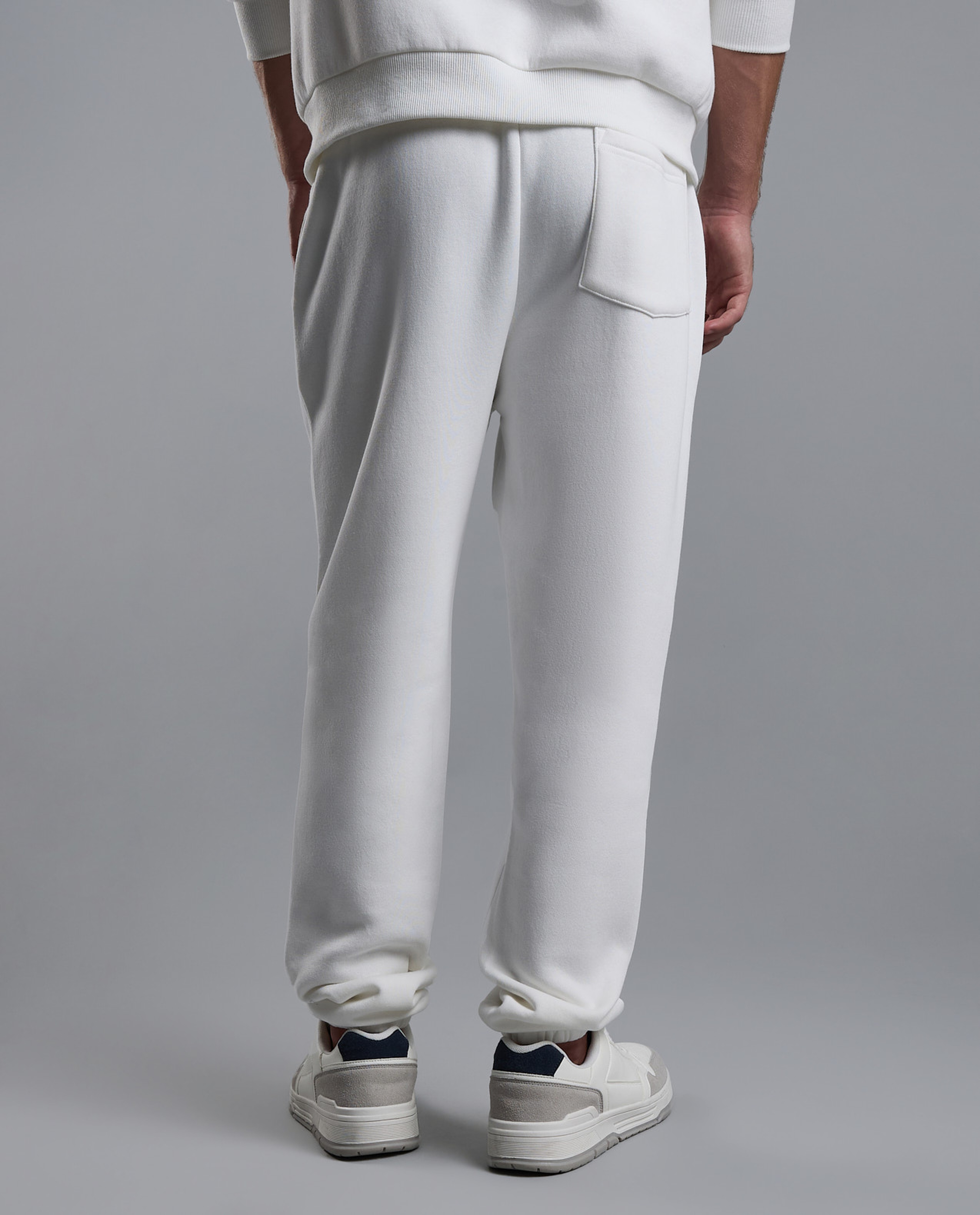 Solid Joggers with Drawstring Waist