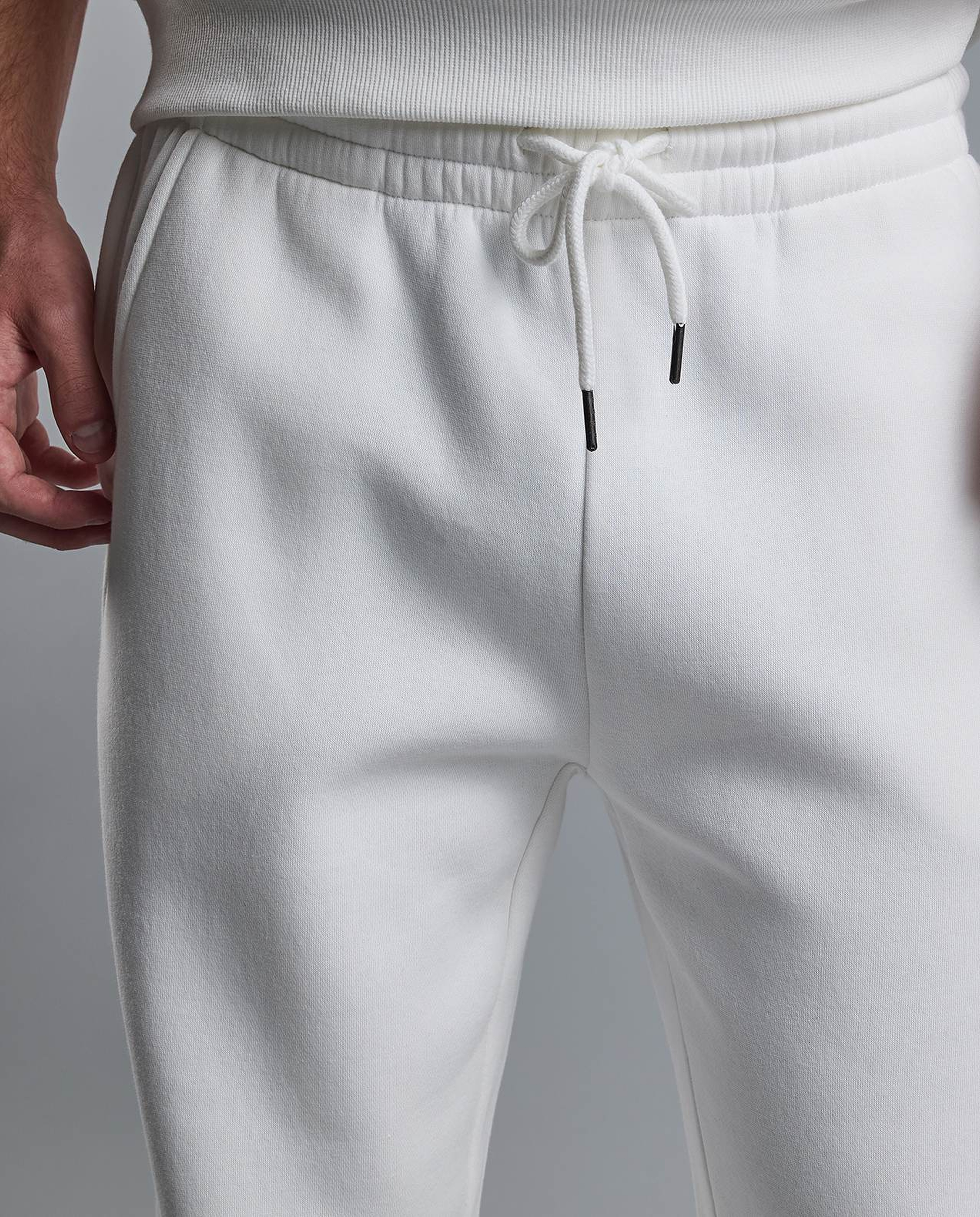 Solid Joggers with Drawstring Waist