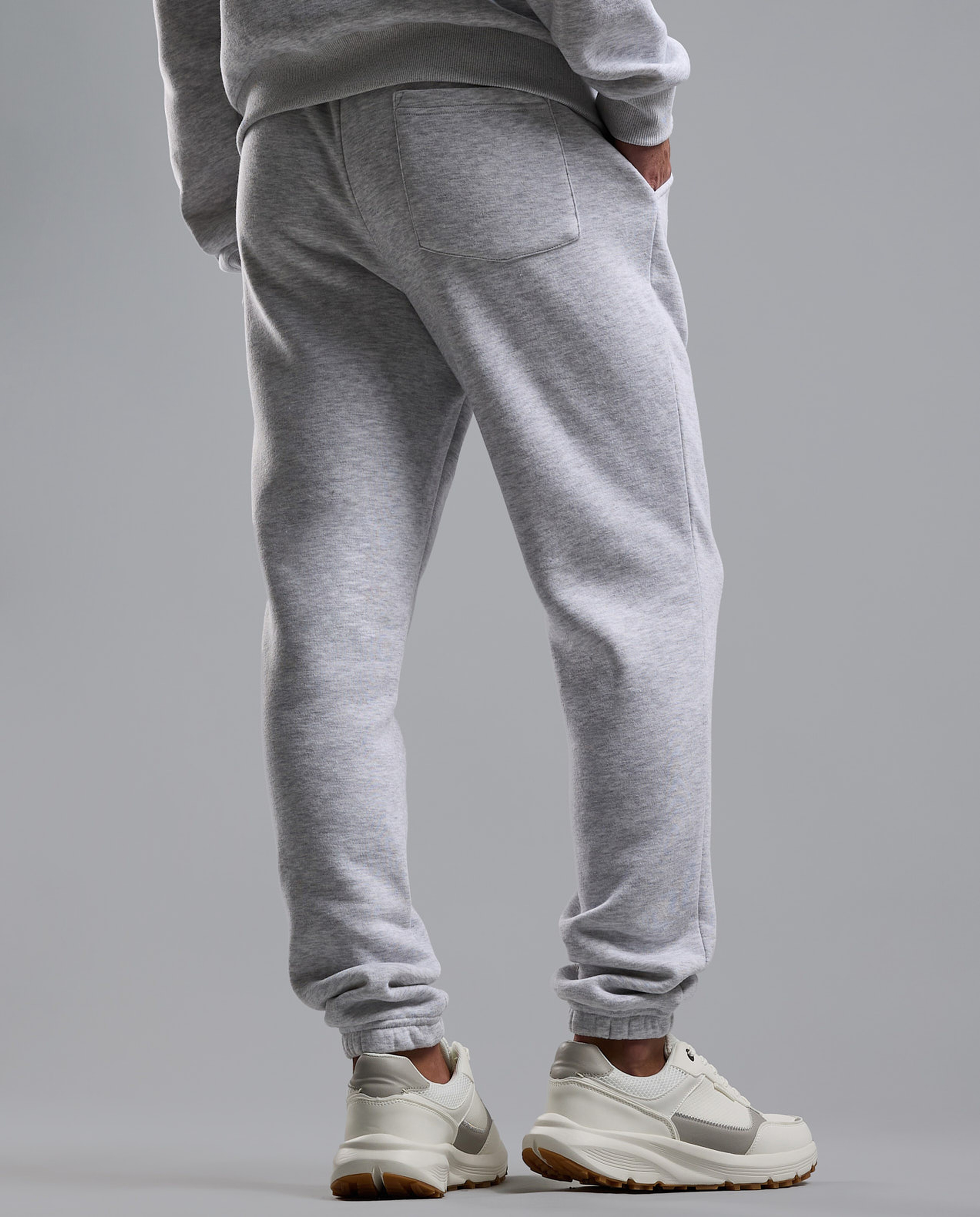 Solid Joggers with Drawstring Waist