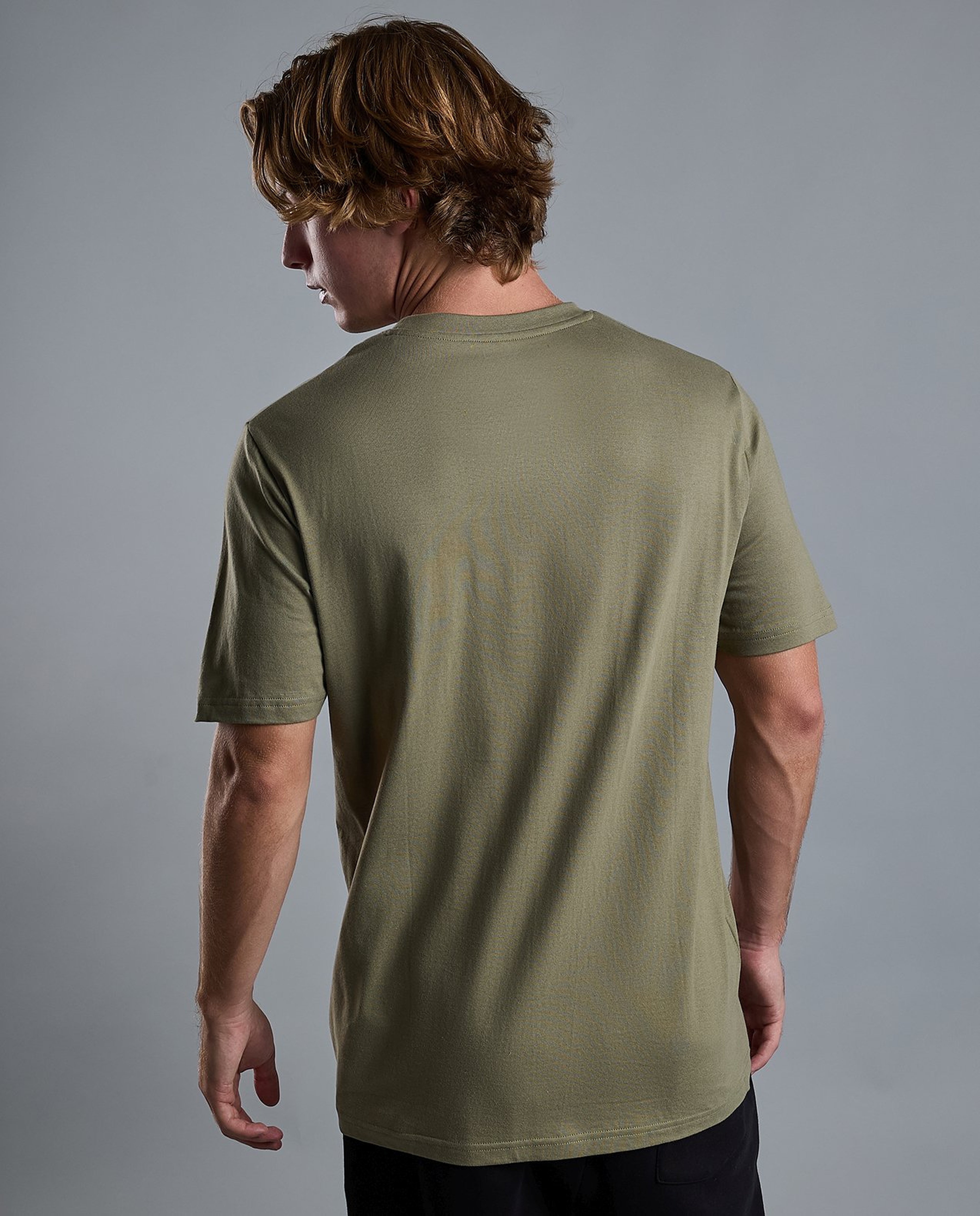 Solid T-Shirt with Crew Neck and Short Sleeves