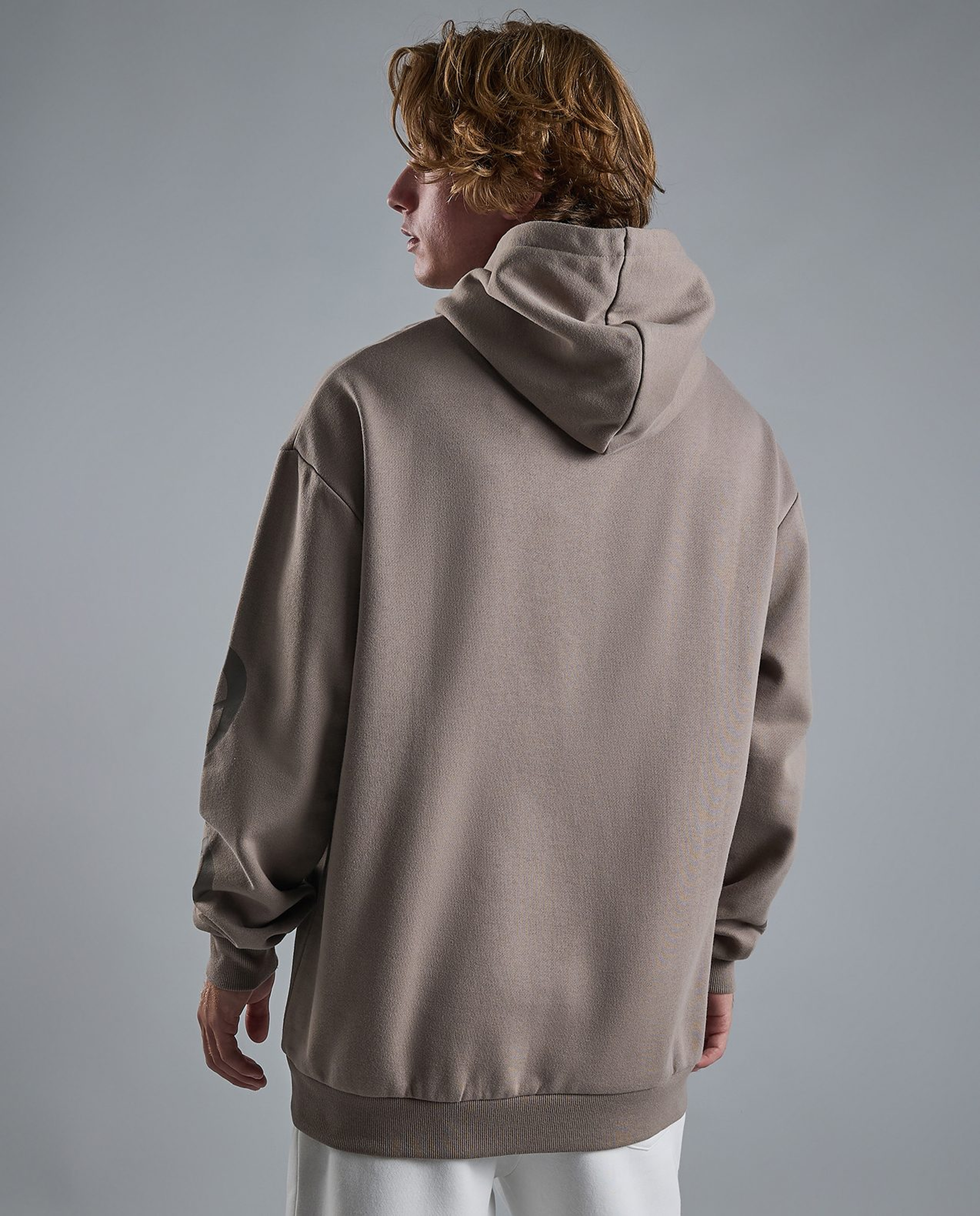 Printed Hoodie with Long Sleeves