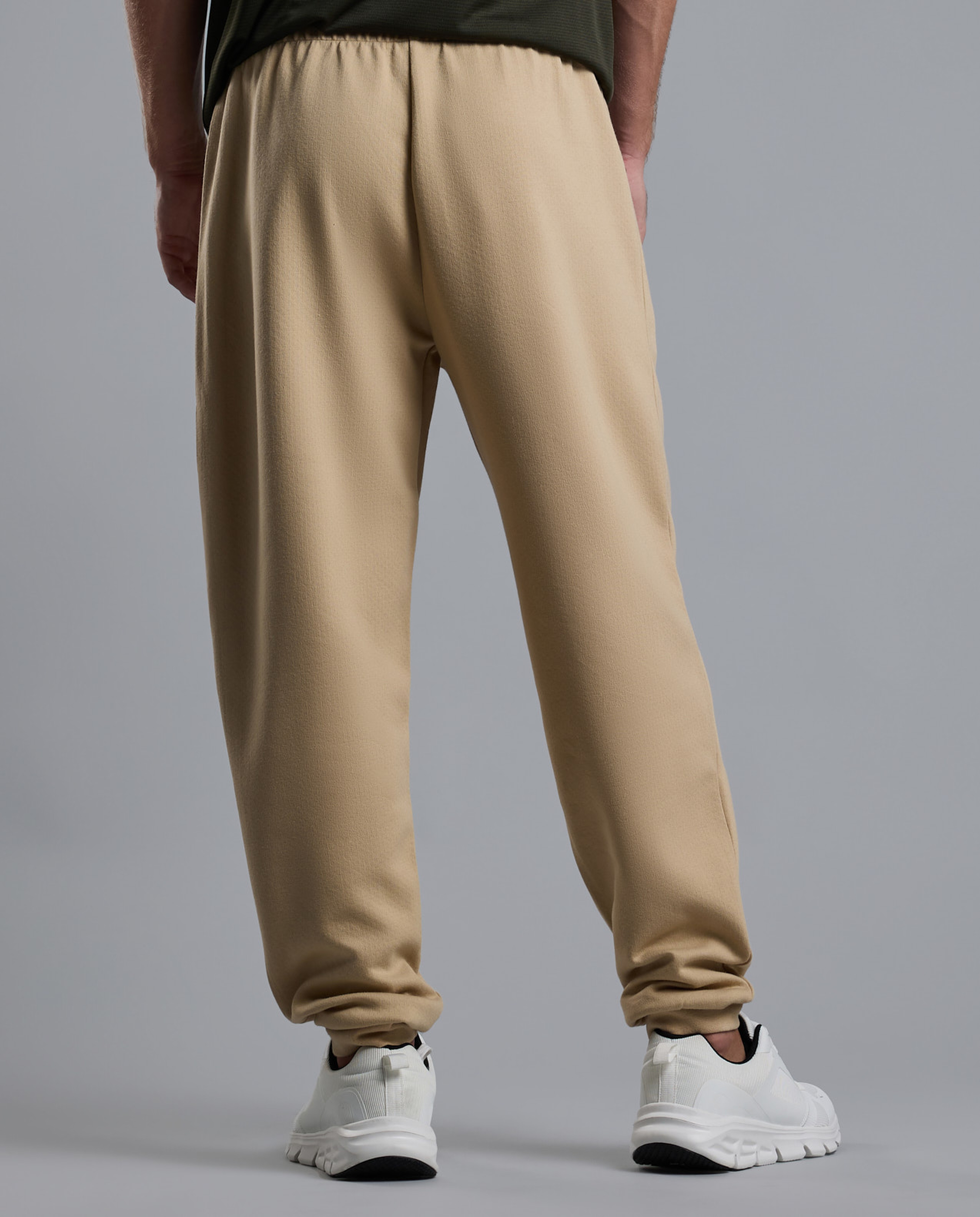 Solid Joggers with Drawstring Waist