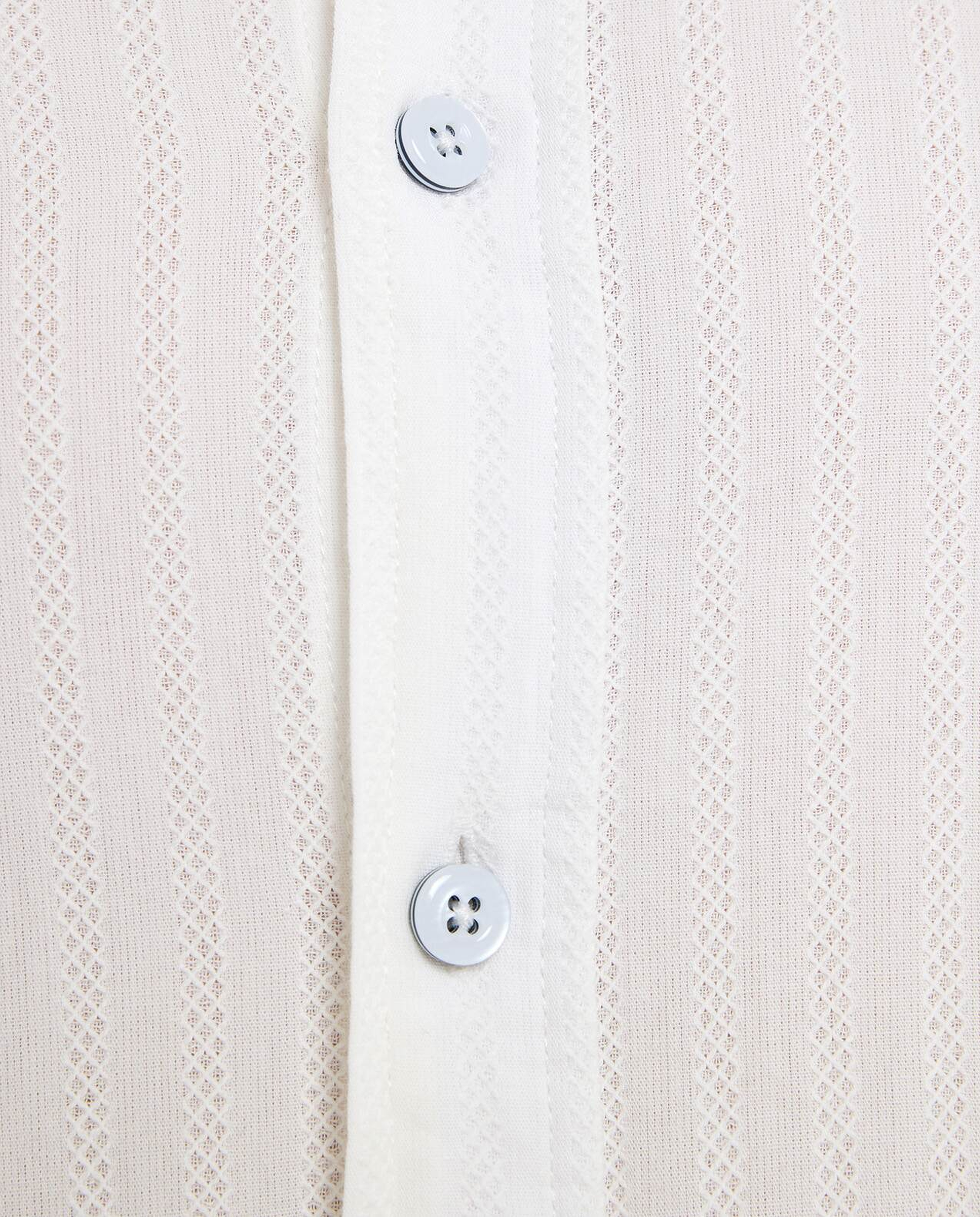 Striped Shirt with Classic Collar and Long Sleeves