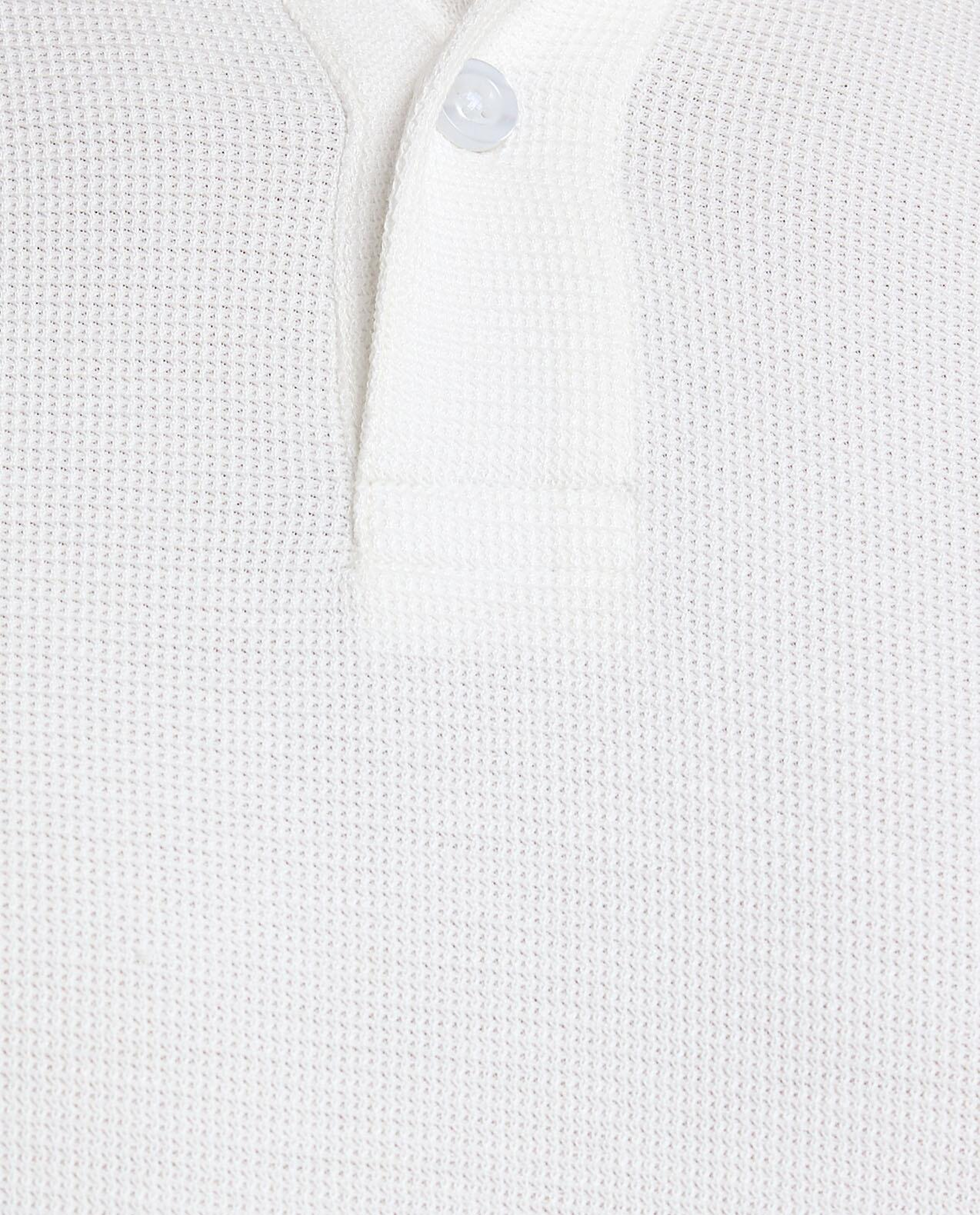Textured Polo T-Shirt with Short Sleeves