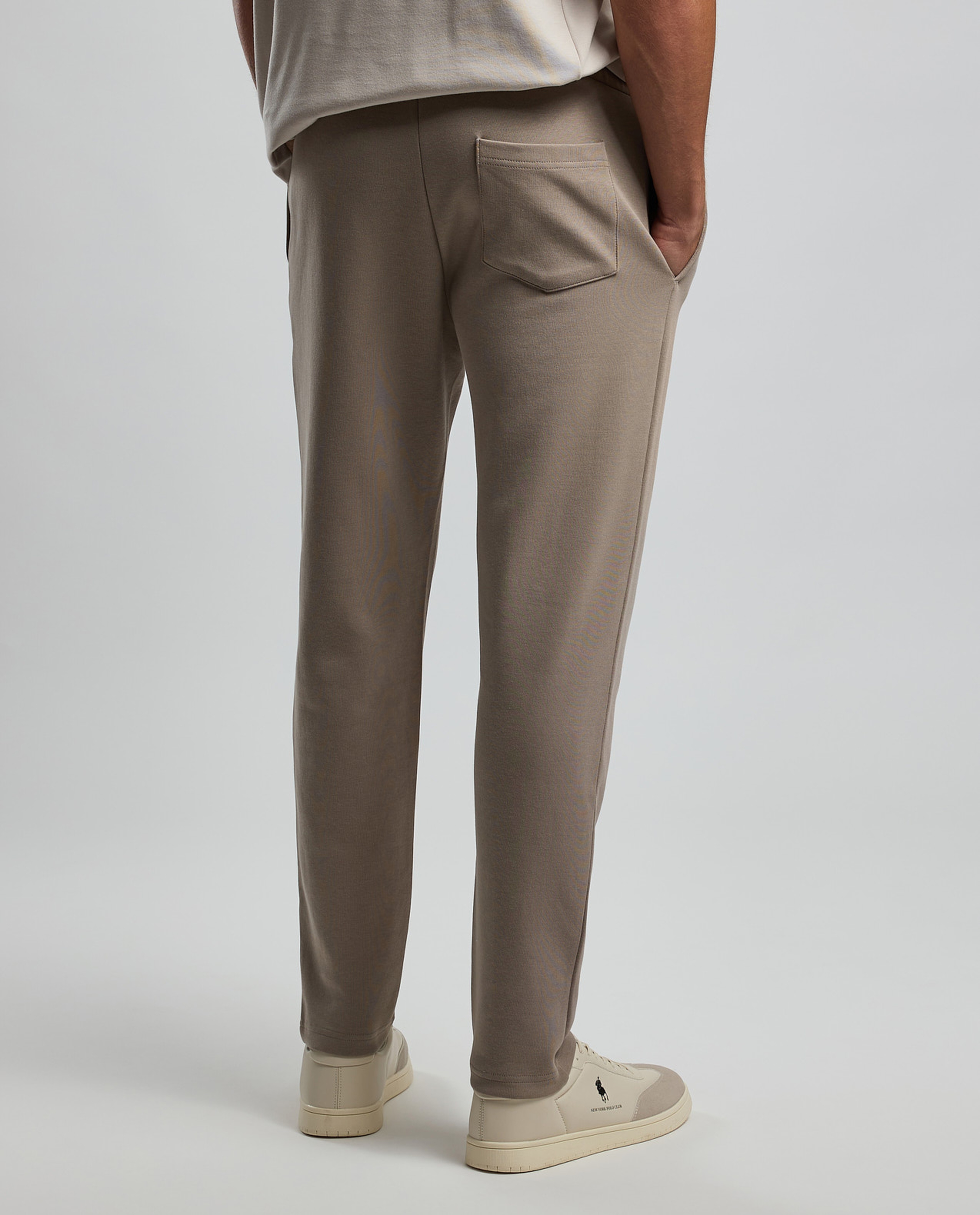 Textured Knit Pants with Drawstring Waist