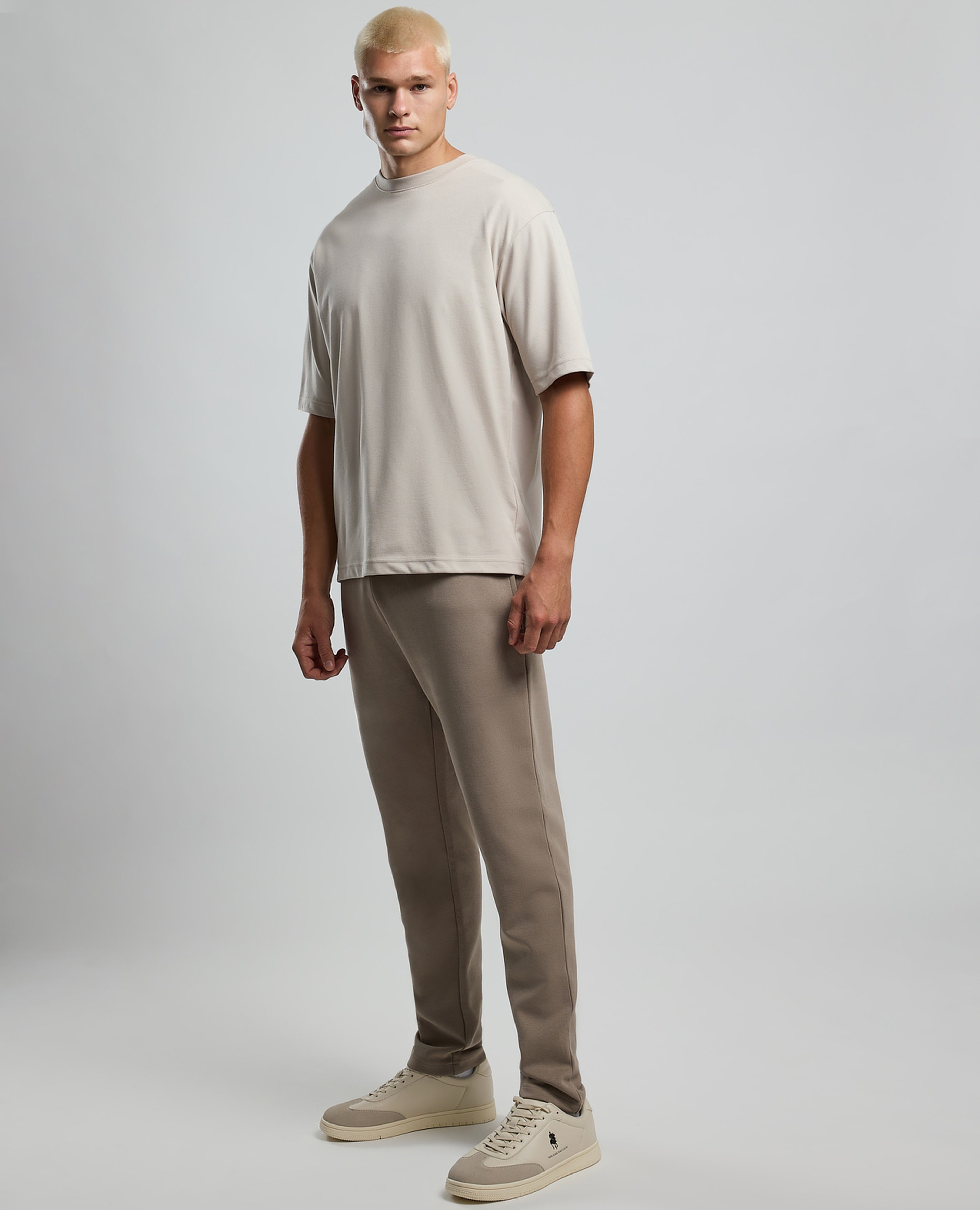 Textured Knit Pants with Drawstring Waist