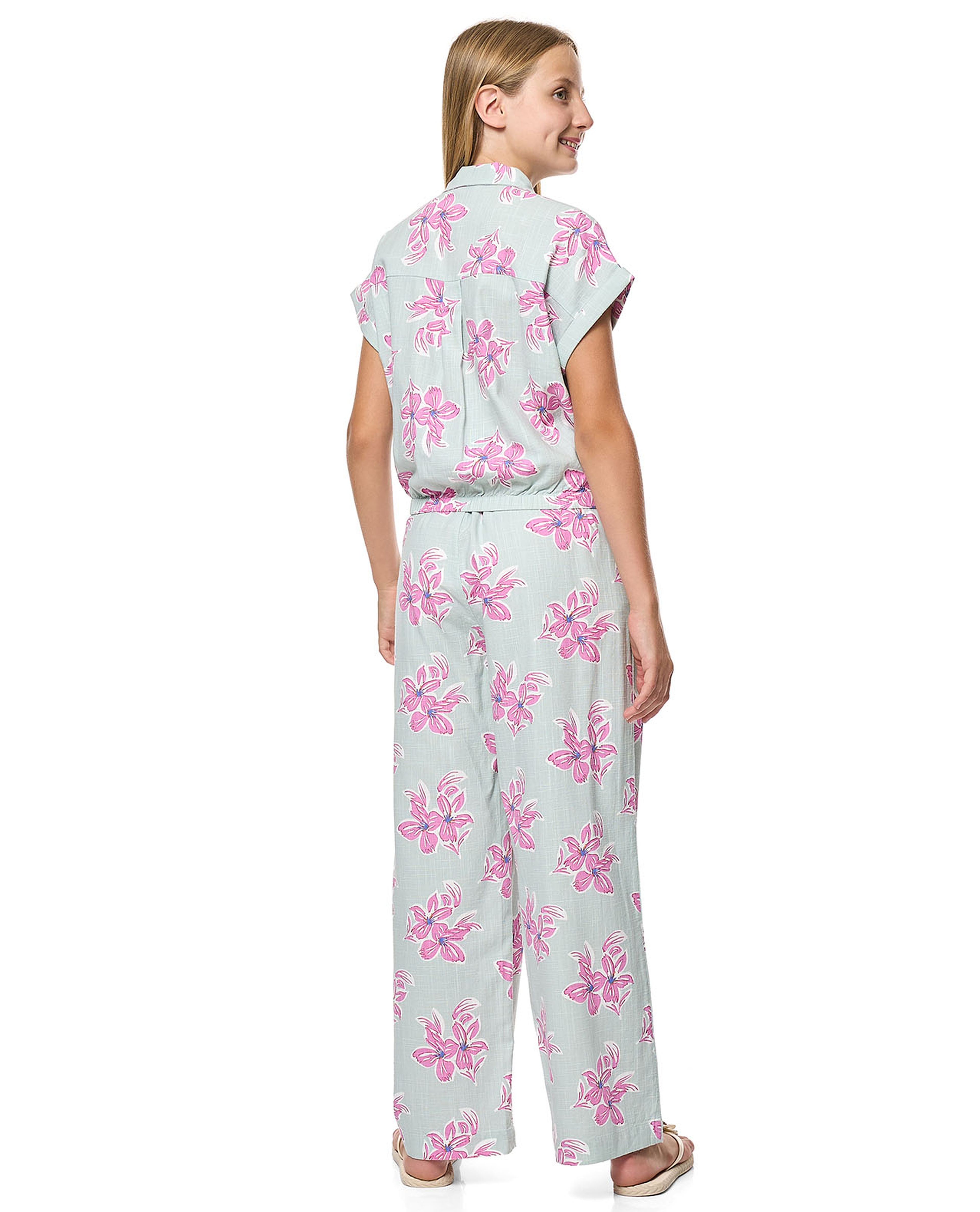 Floral Wide-Leg Pants