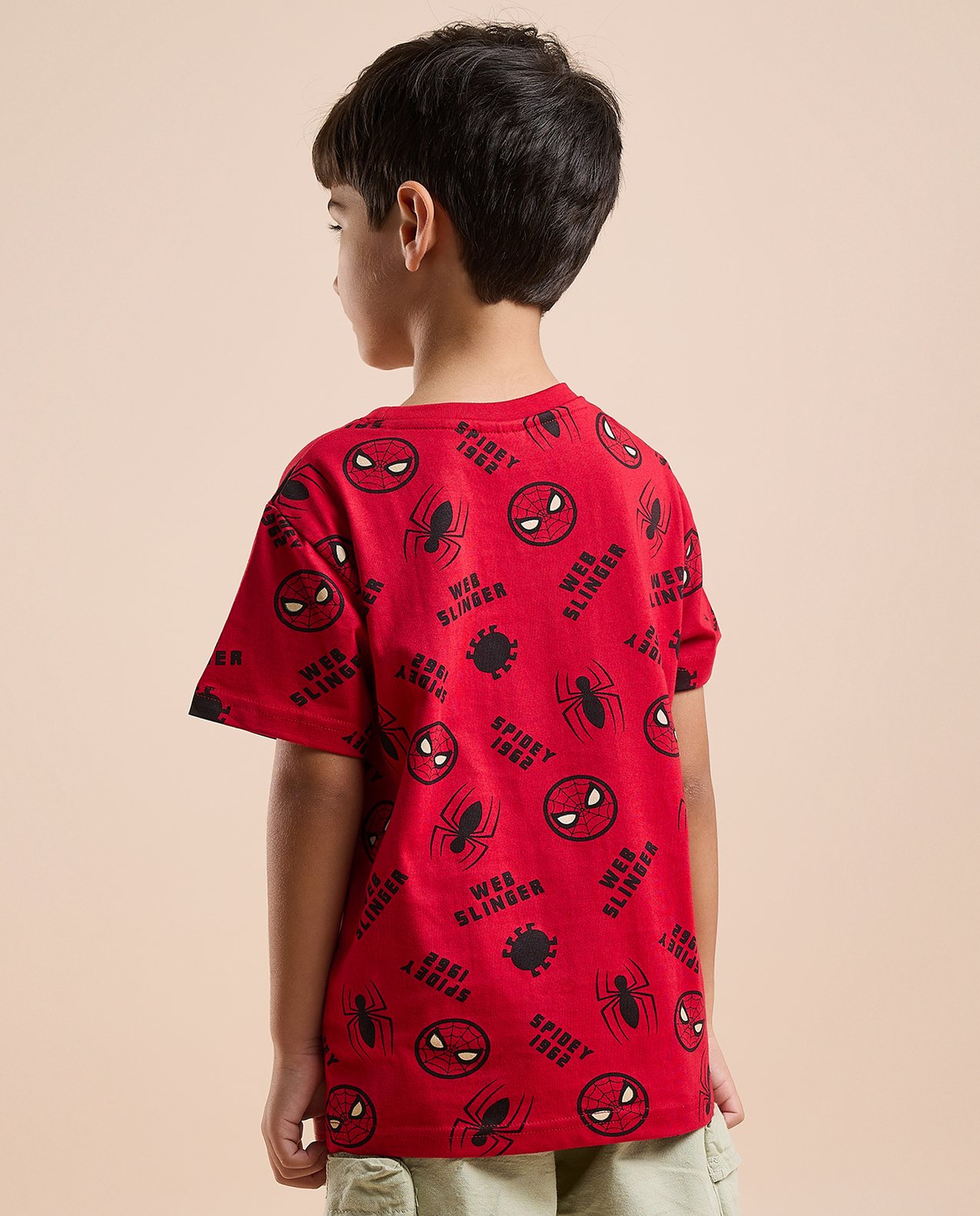 2 Pack Spider-Man T-Shirts with Short Sleeves