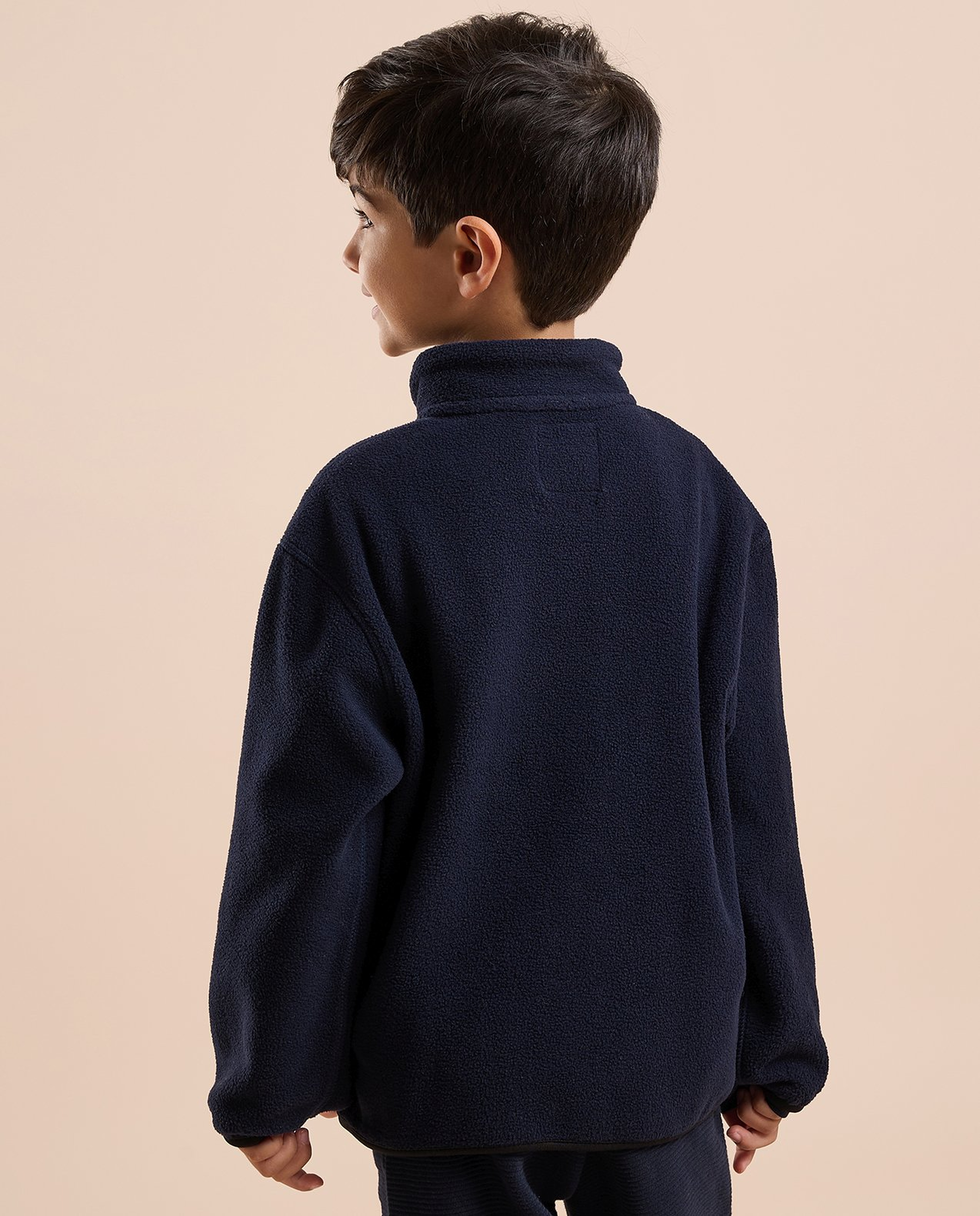 Sherpa Jacket with Zipper Closure