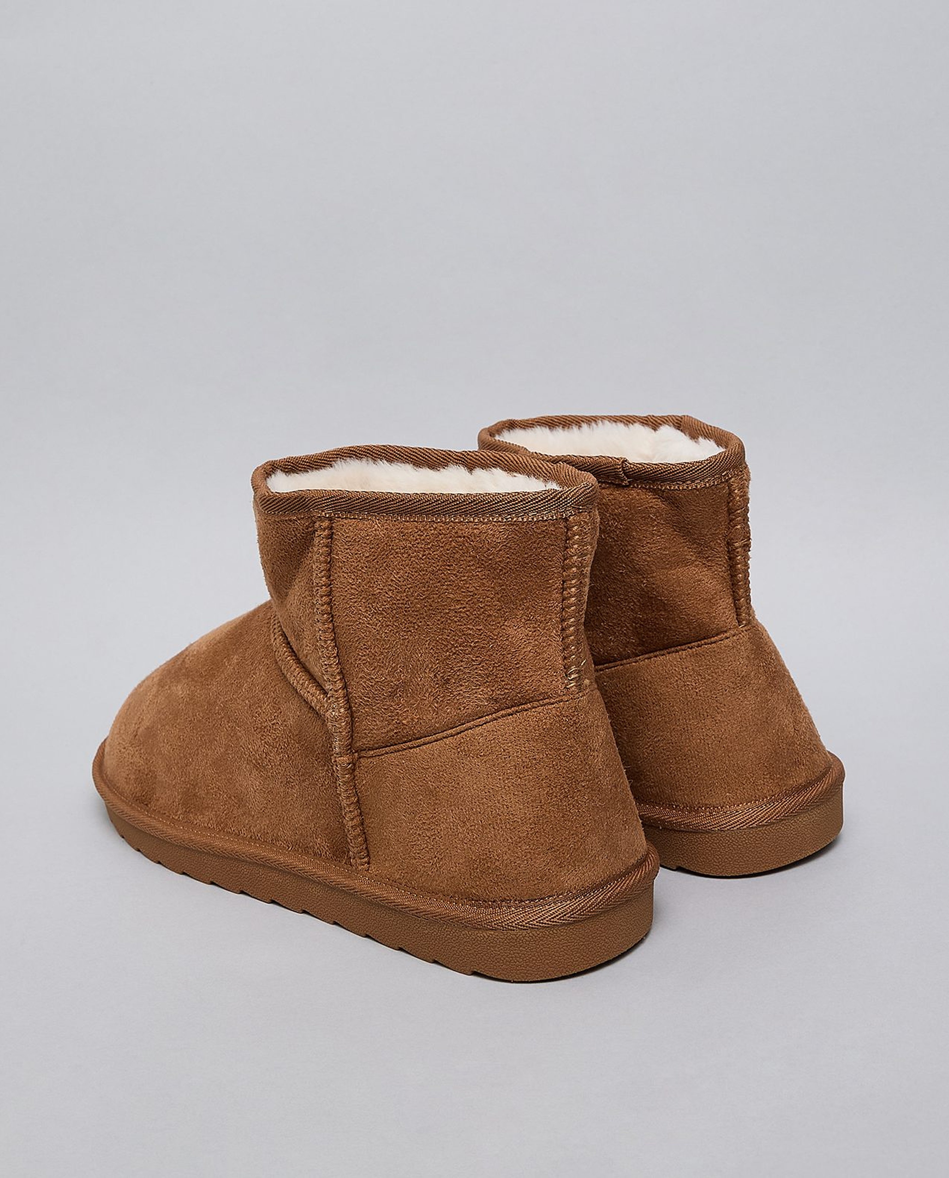 Textured Winter Ankle Boots