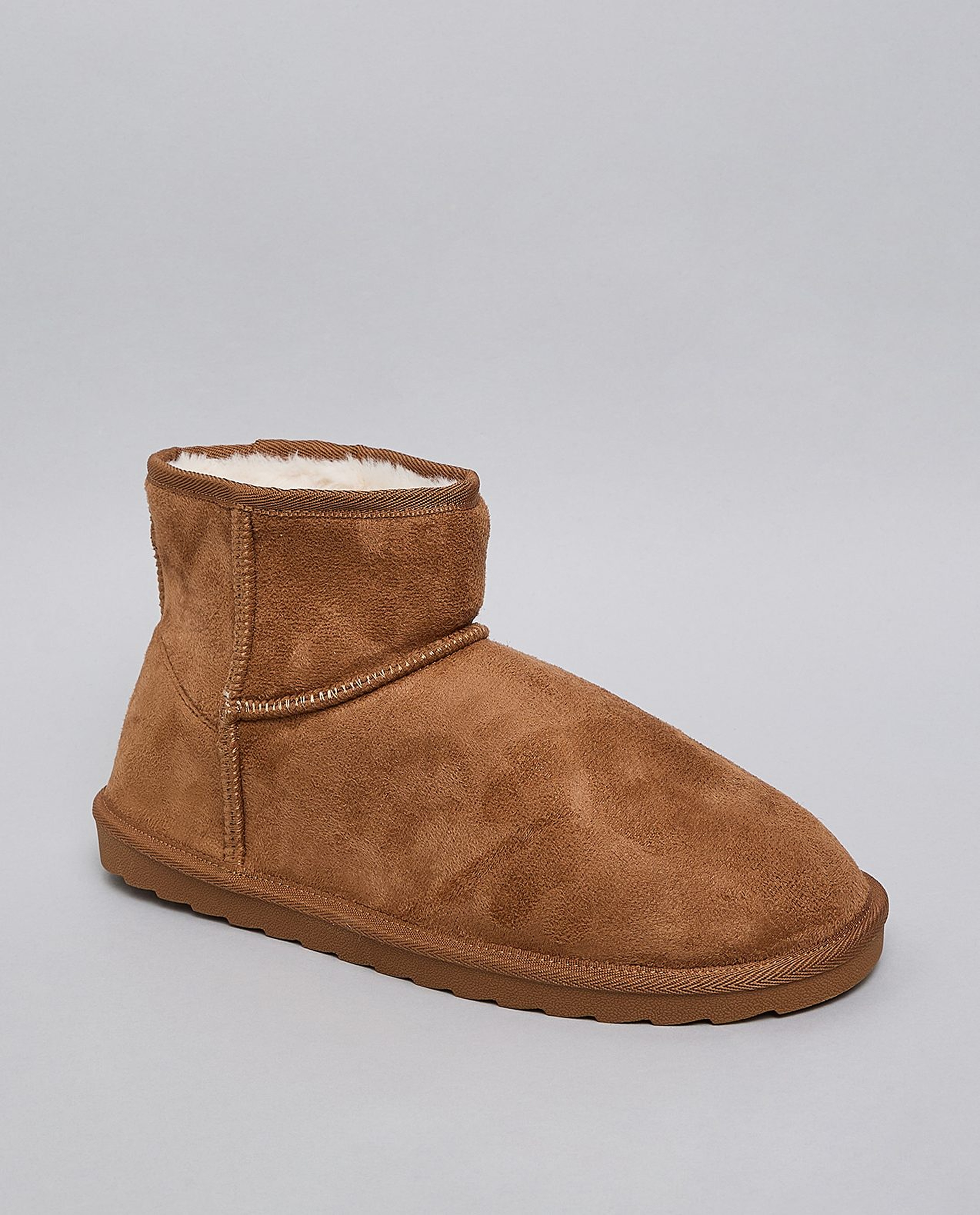 Textured Winter Ankle Boots
