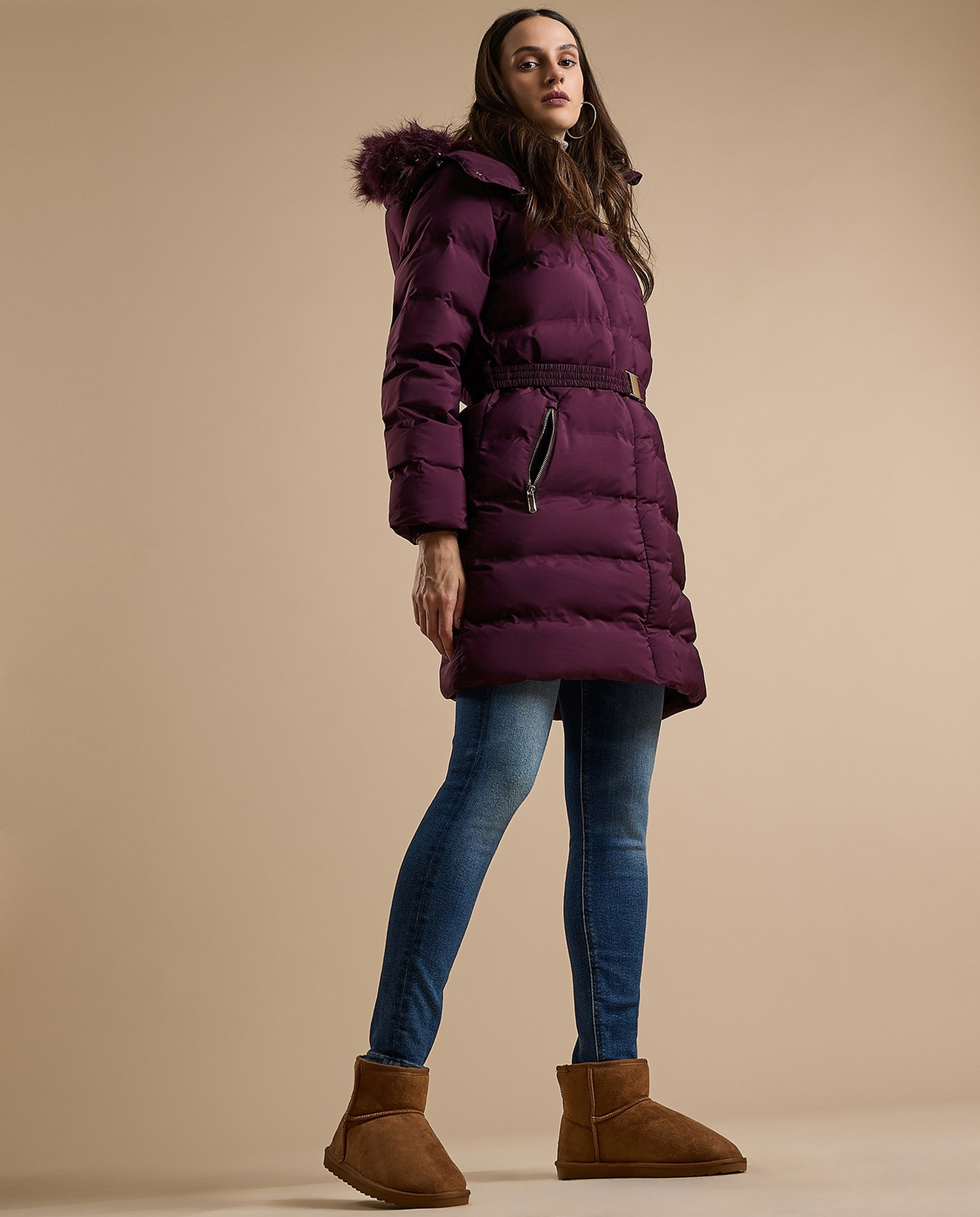 Textured Winter Ankle Boots