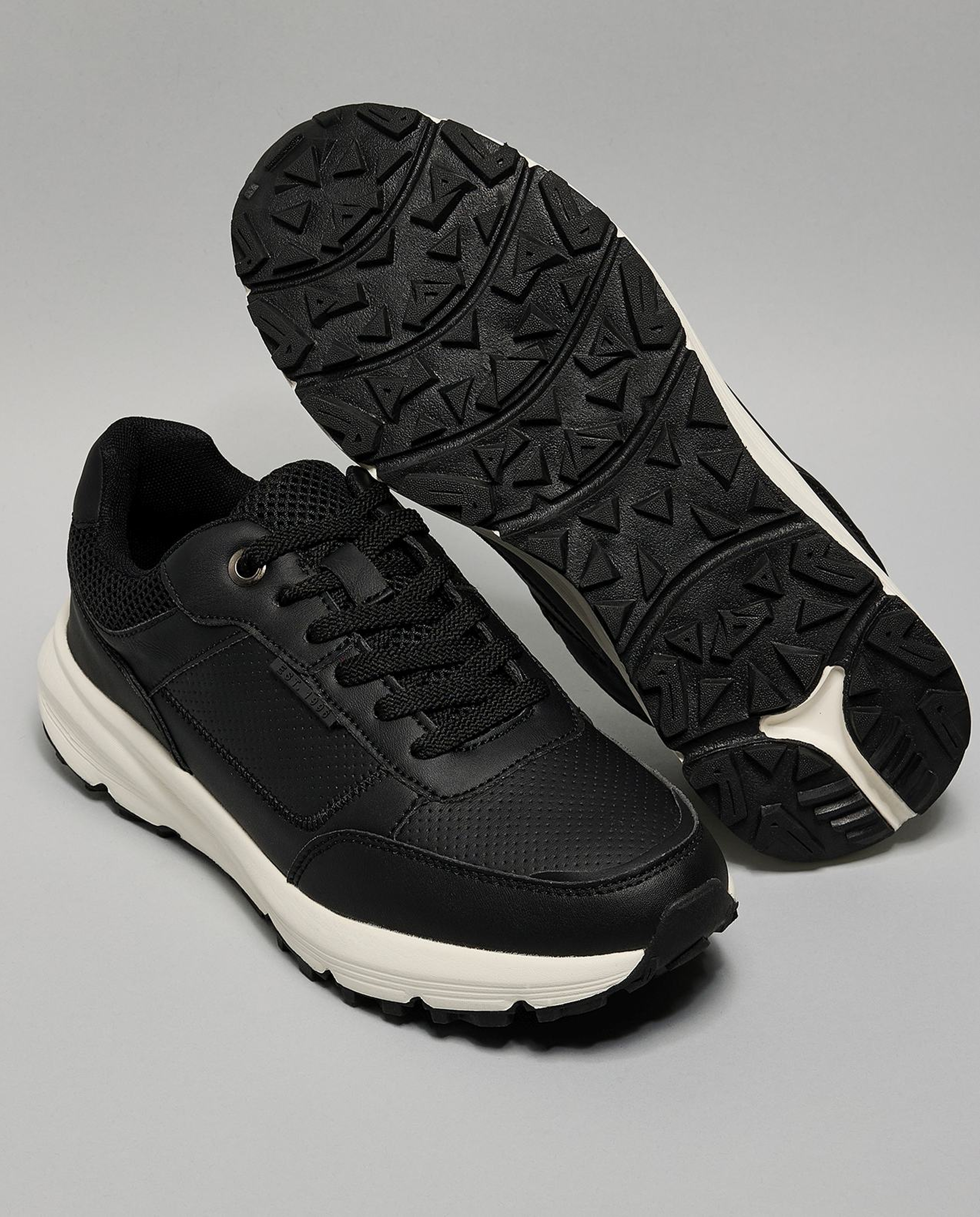 Color Block Lace Up Sneakers