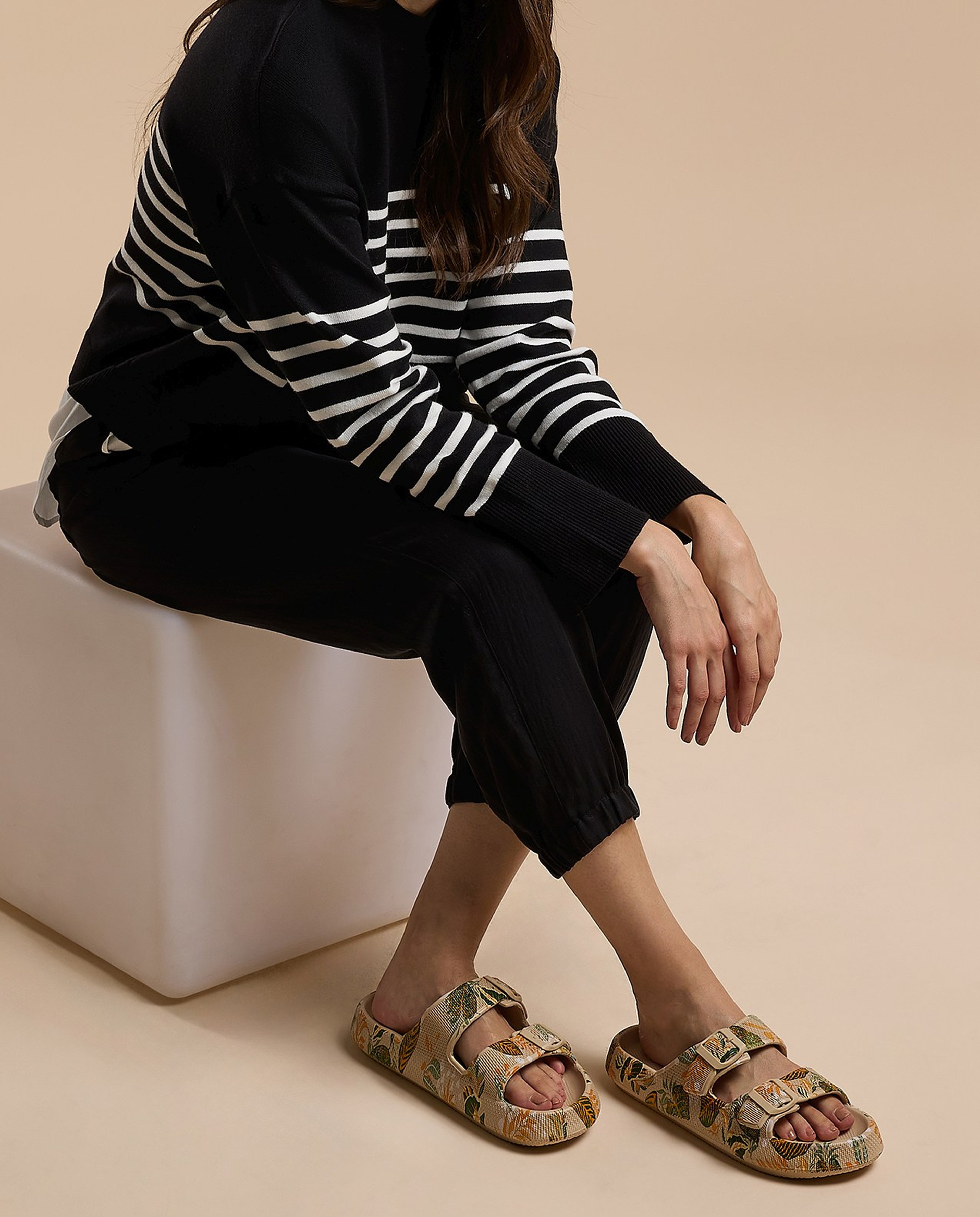 Printed Double Strap Slides