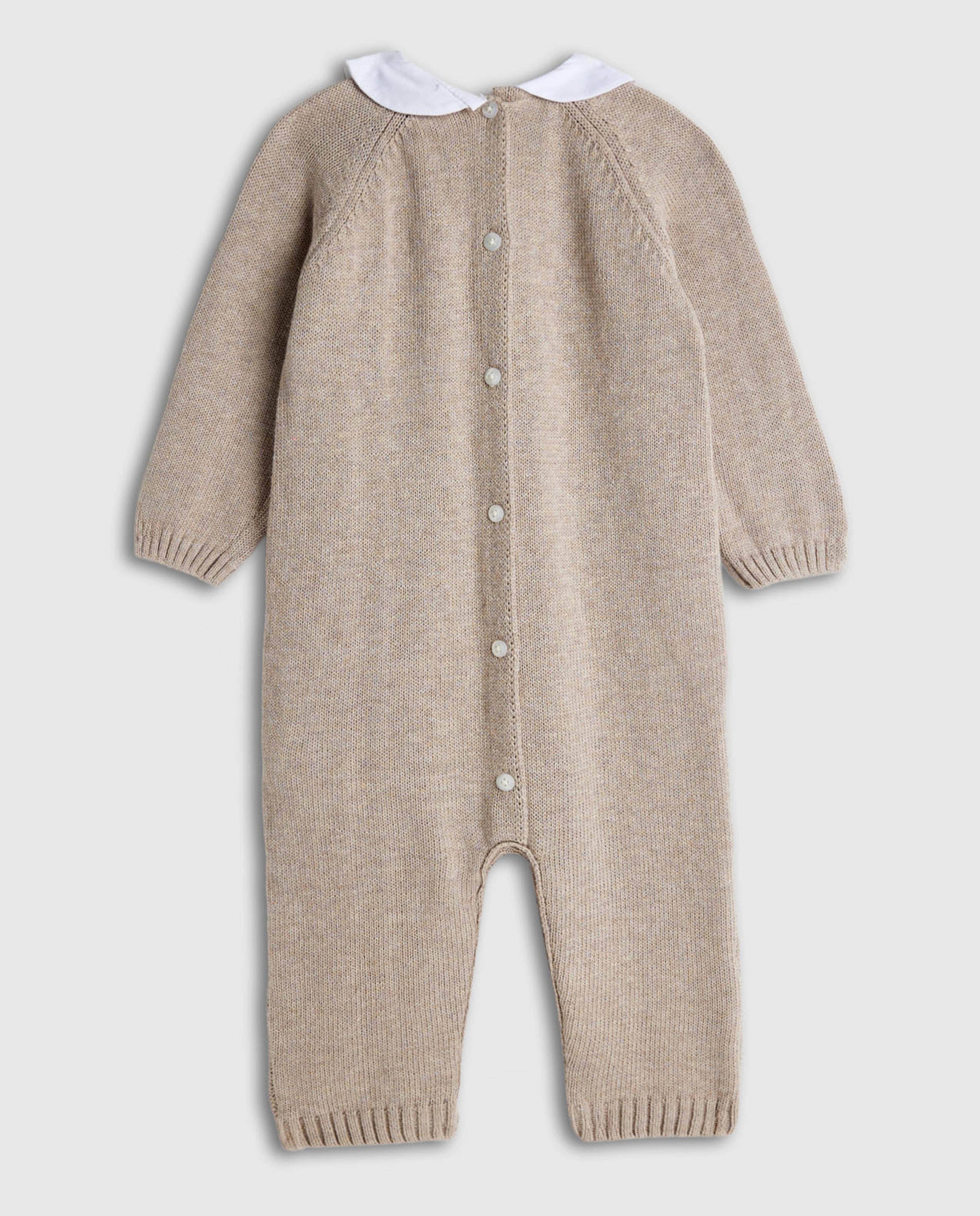 Textured Collared Sleepsuit