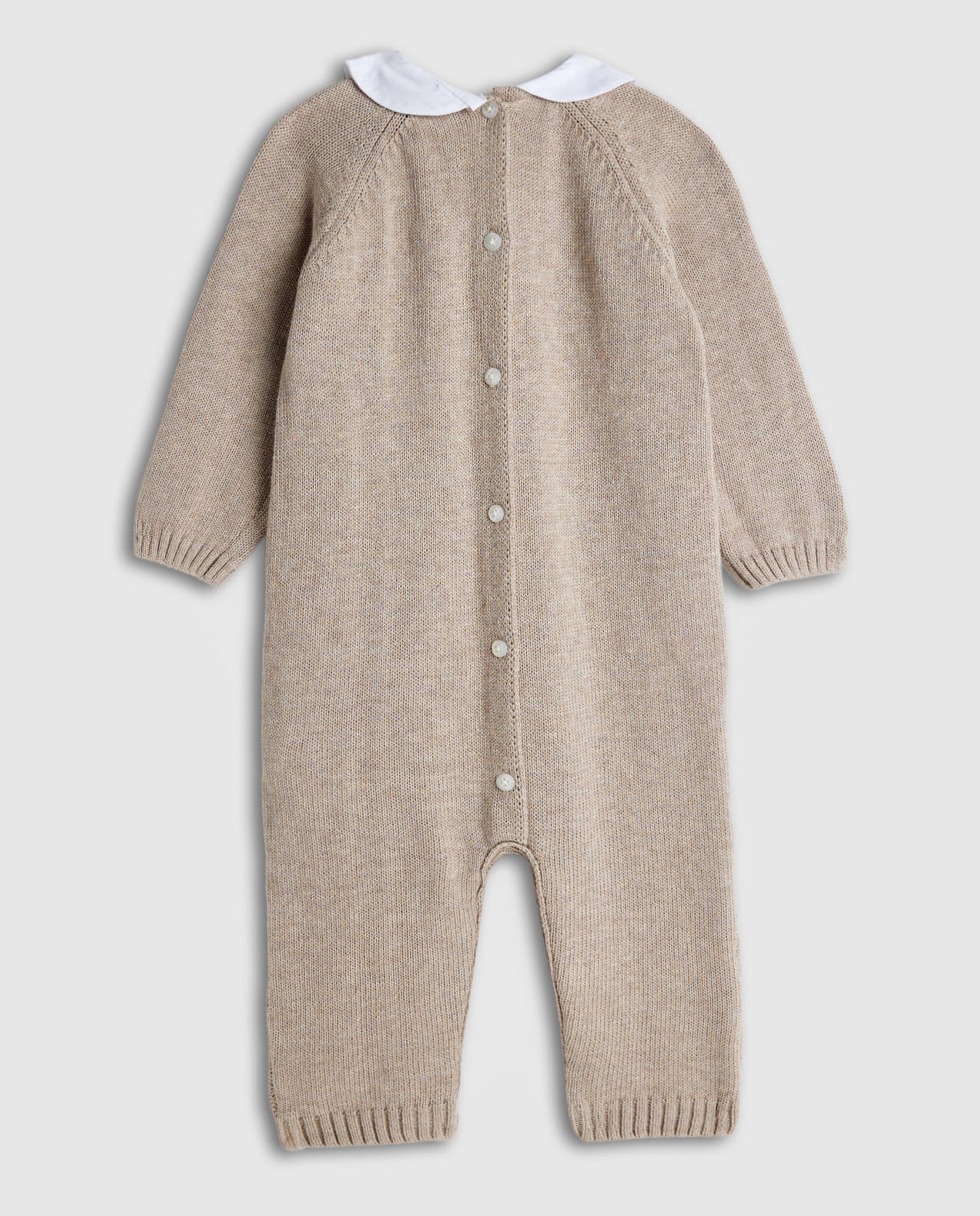 Textured Collared Sleepsuit