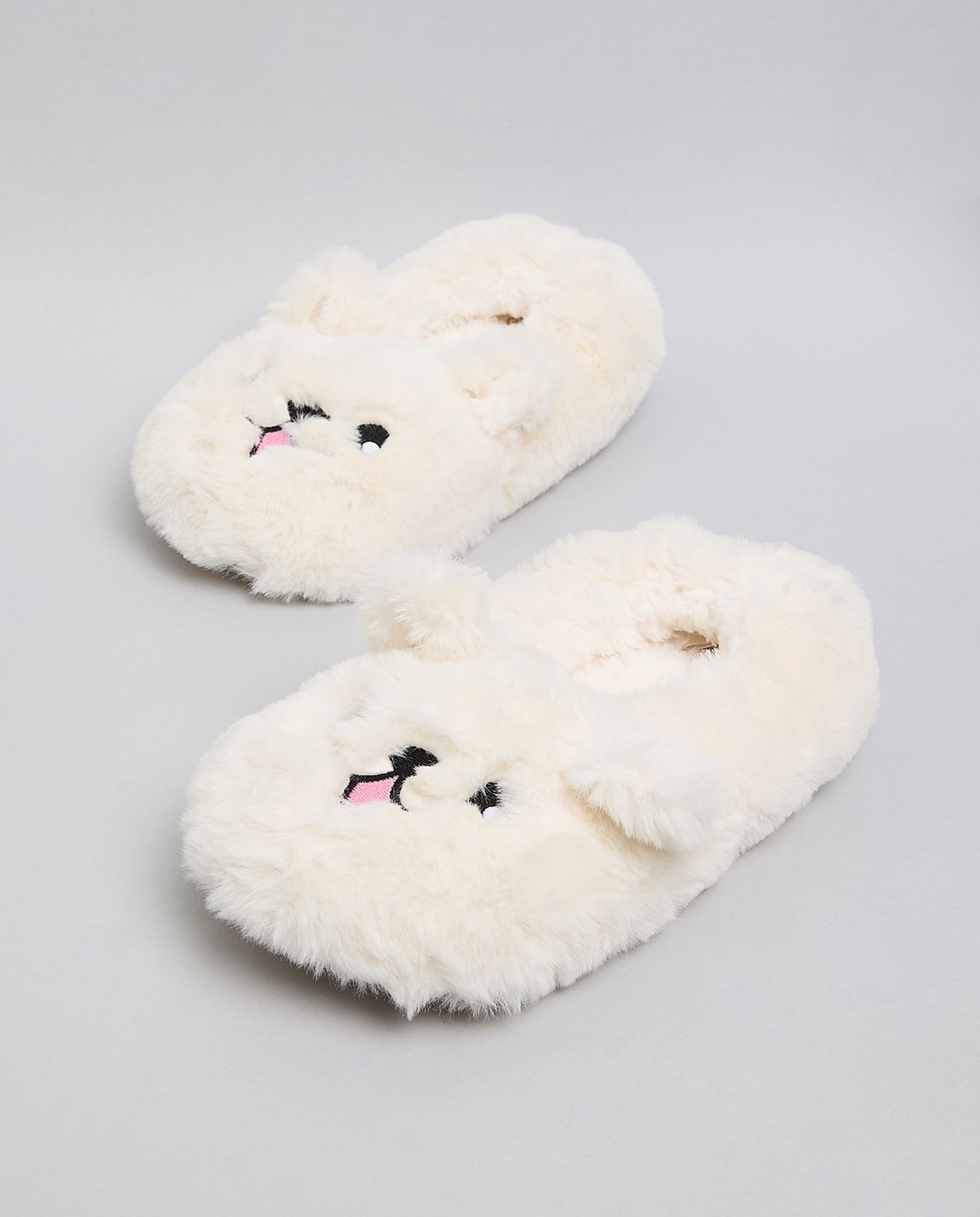 Furry Bedroom Slippers
