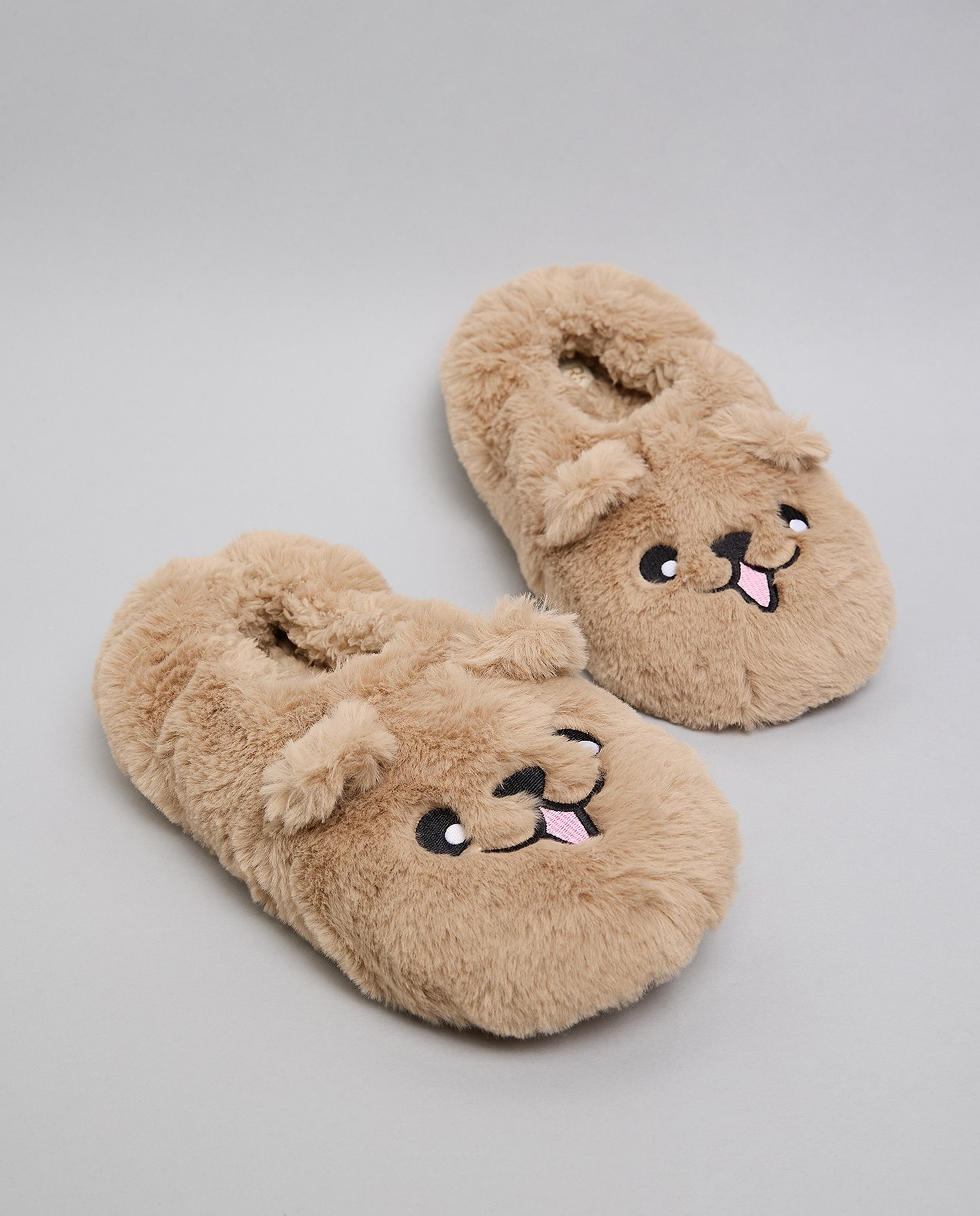 Furry Bedroom Slippers