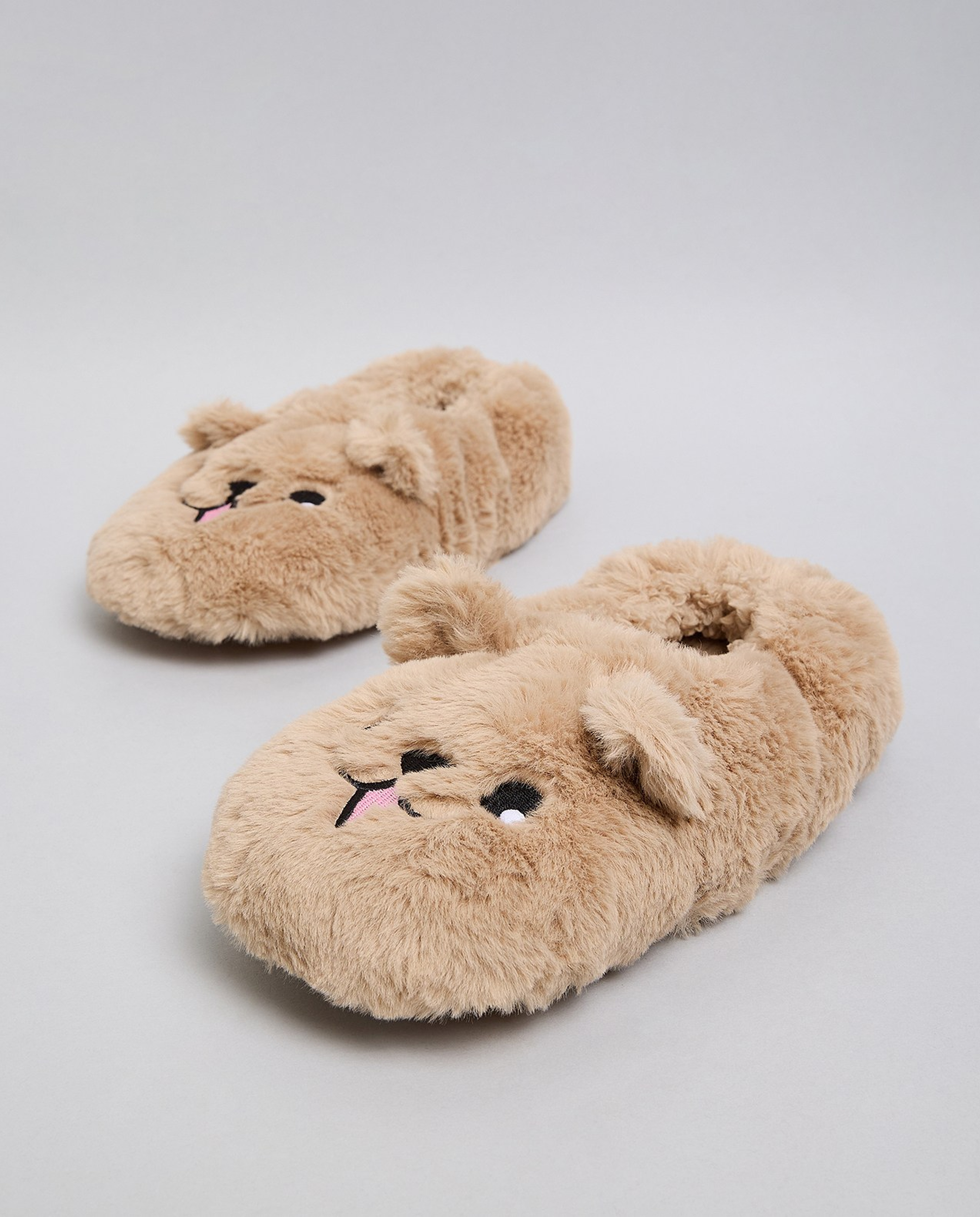 Furry Bedroom Slippers