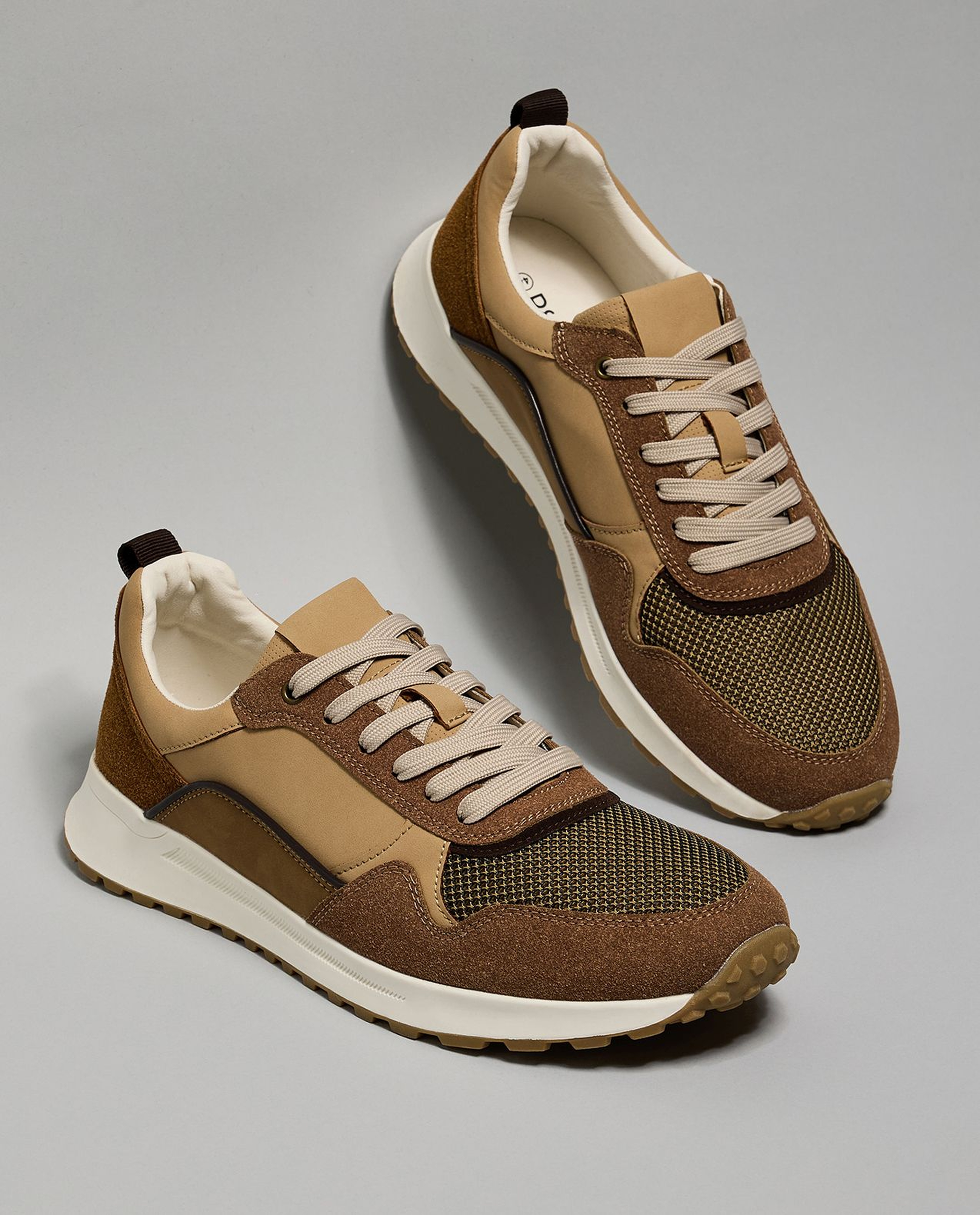 Color Block Low Top Sneakers