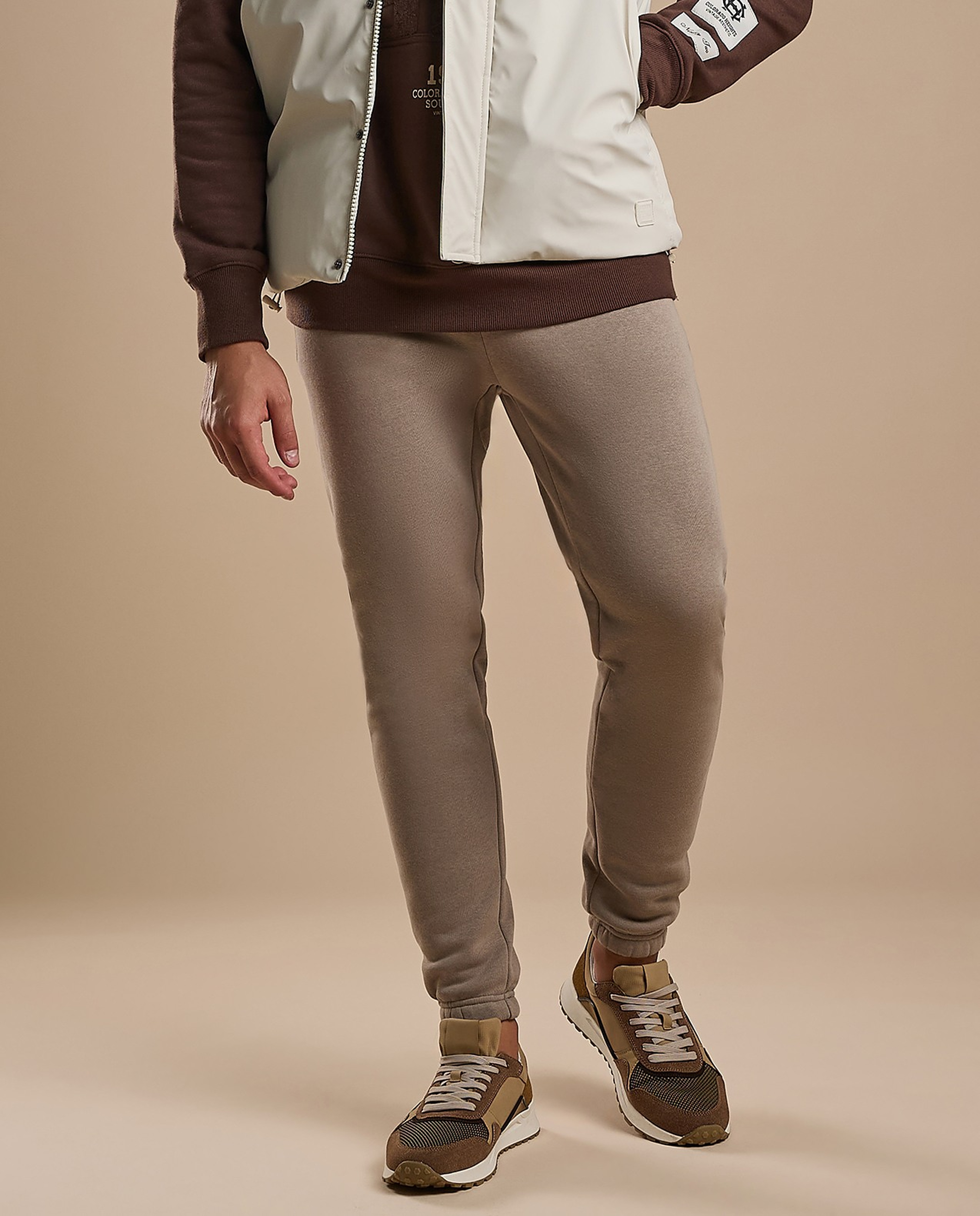 Color Block Low Top Sneakers