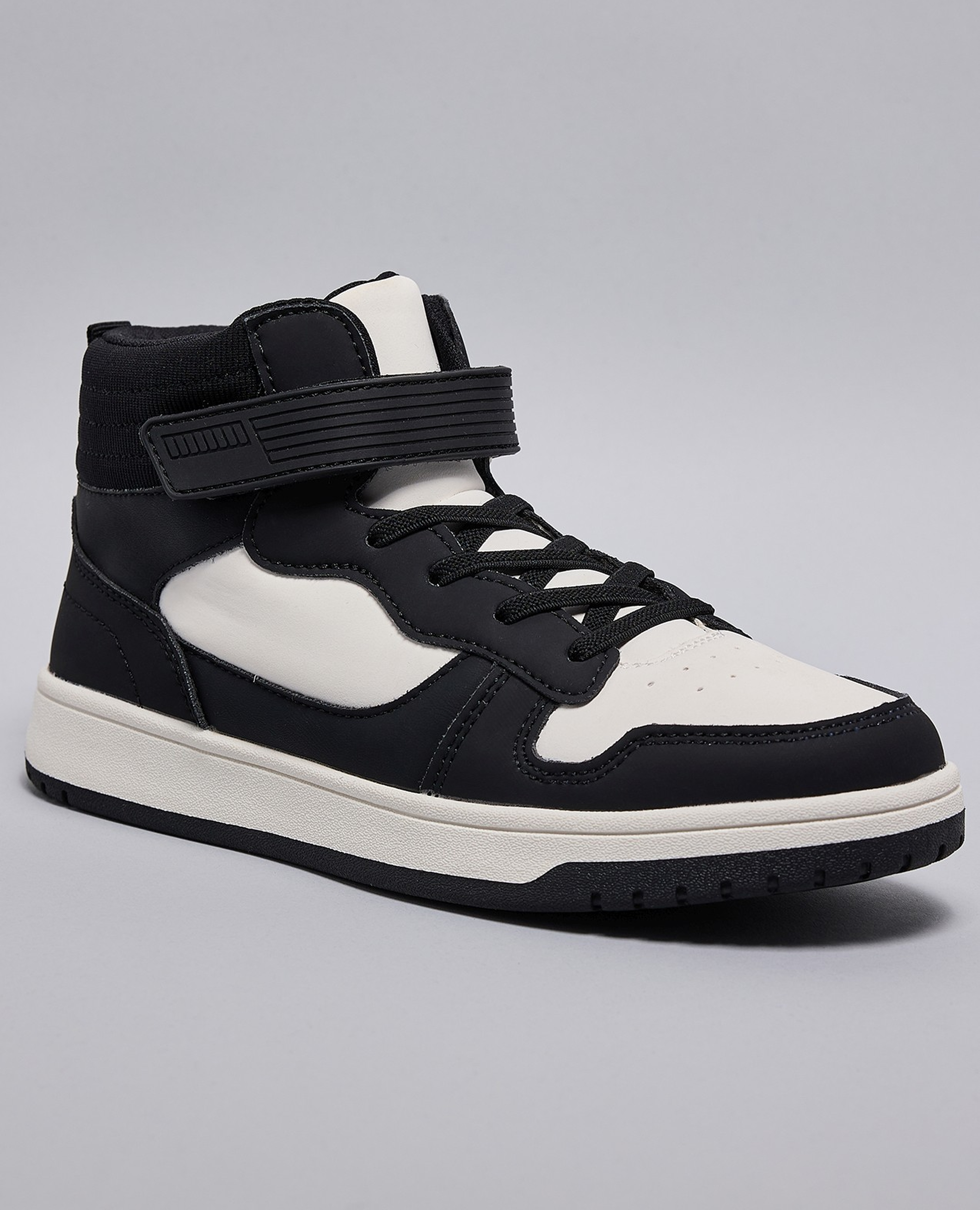 Color Block High Top Sneakers