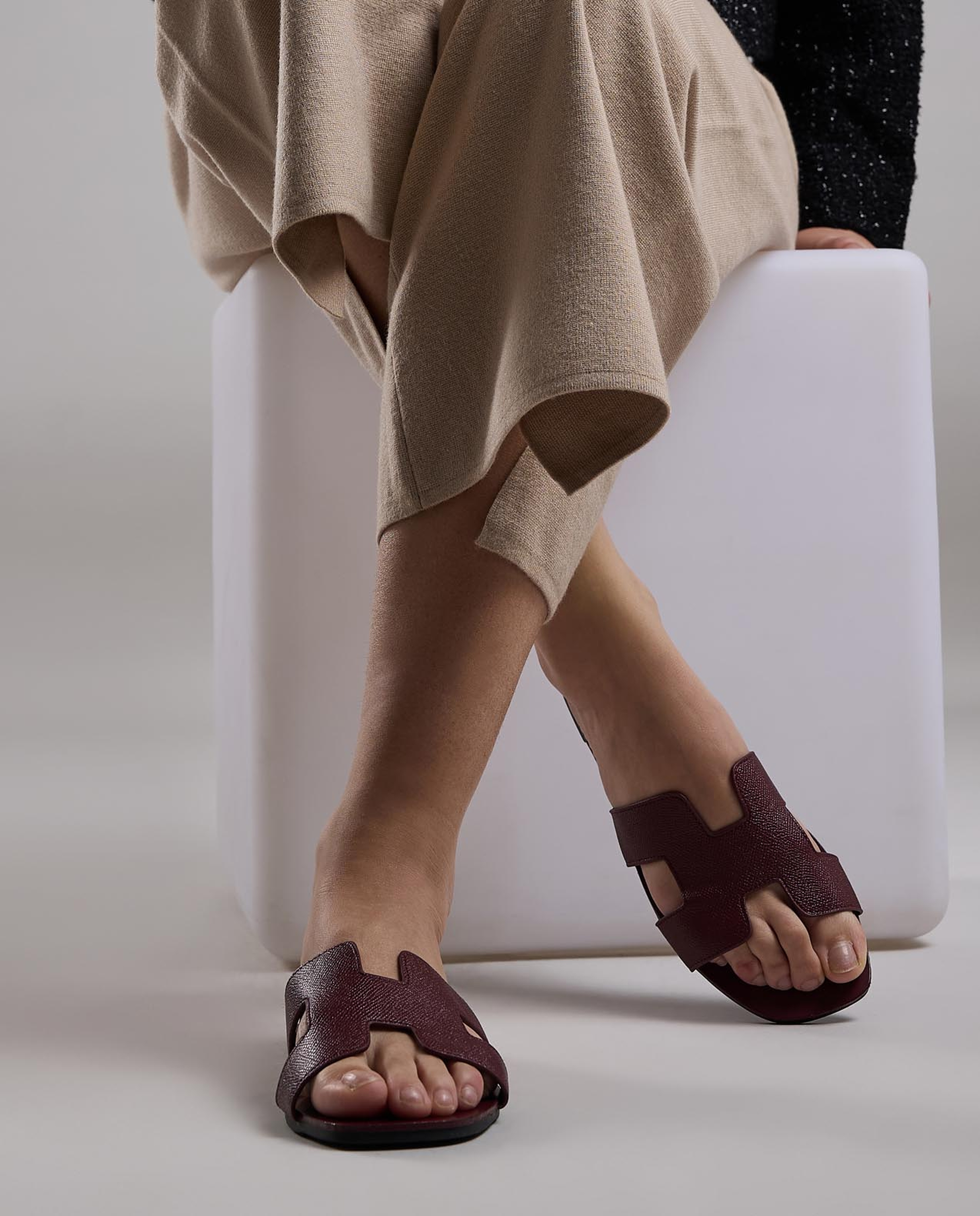 Cut-Out Flat Sandals