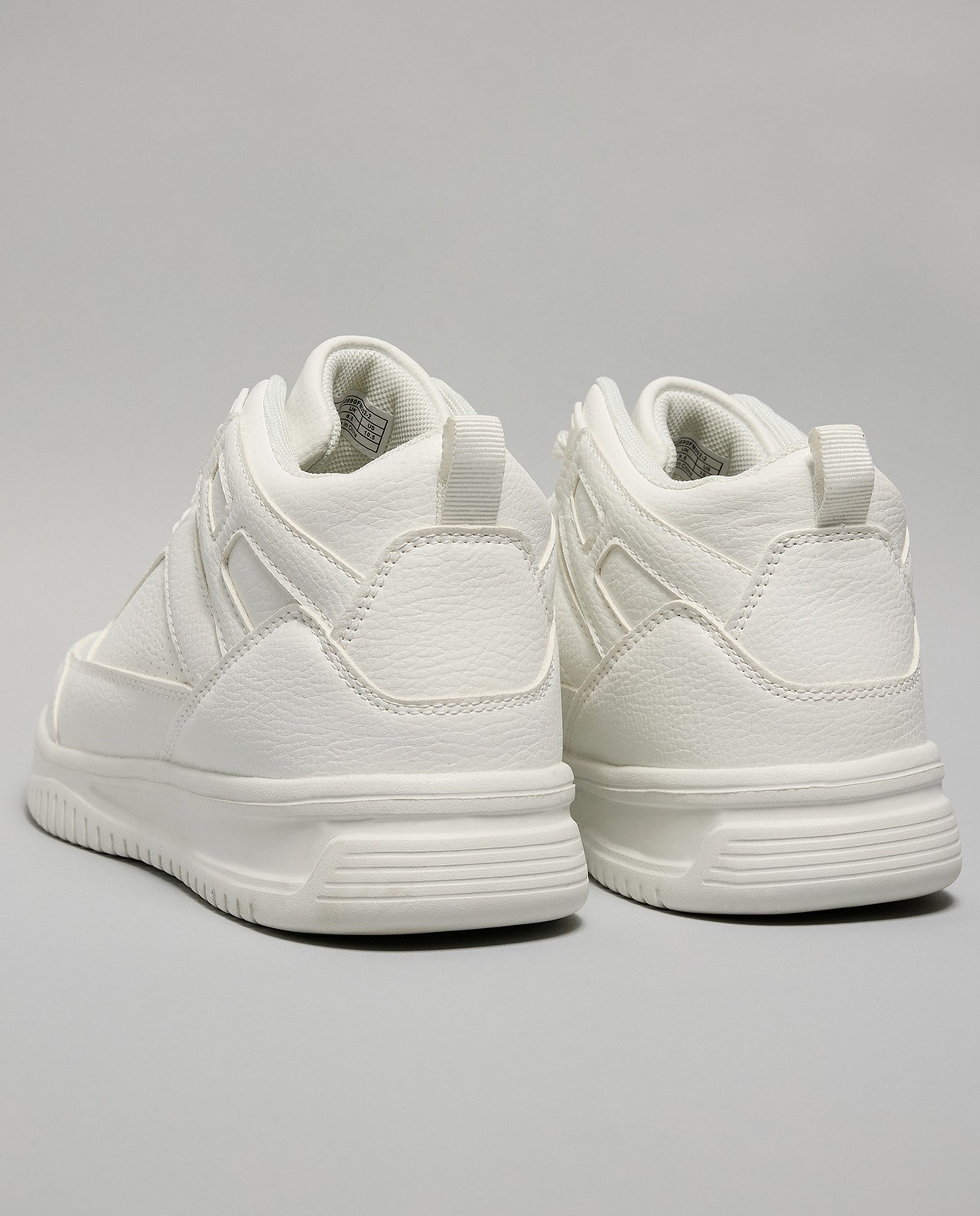 Solid High Top Sneakers