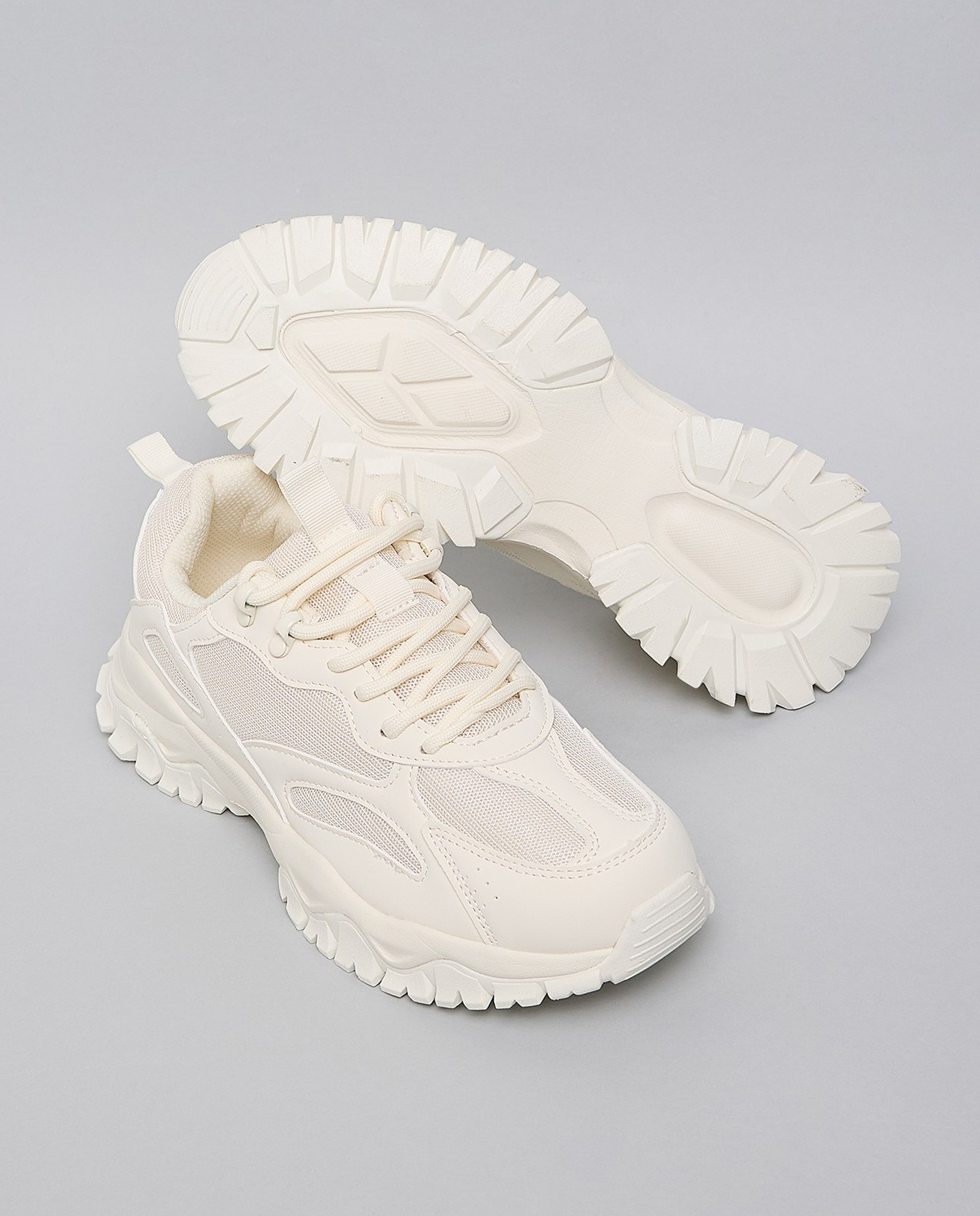 Solid Chunky Sneakers