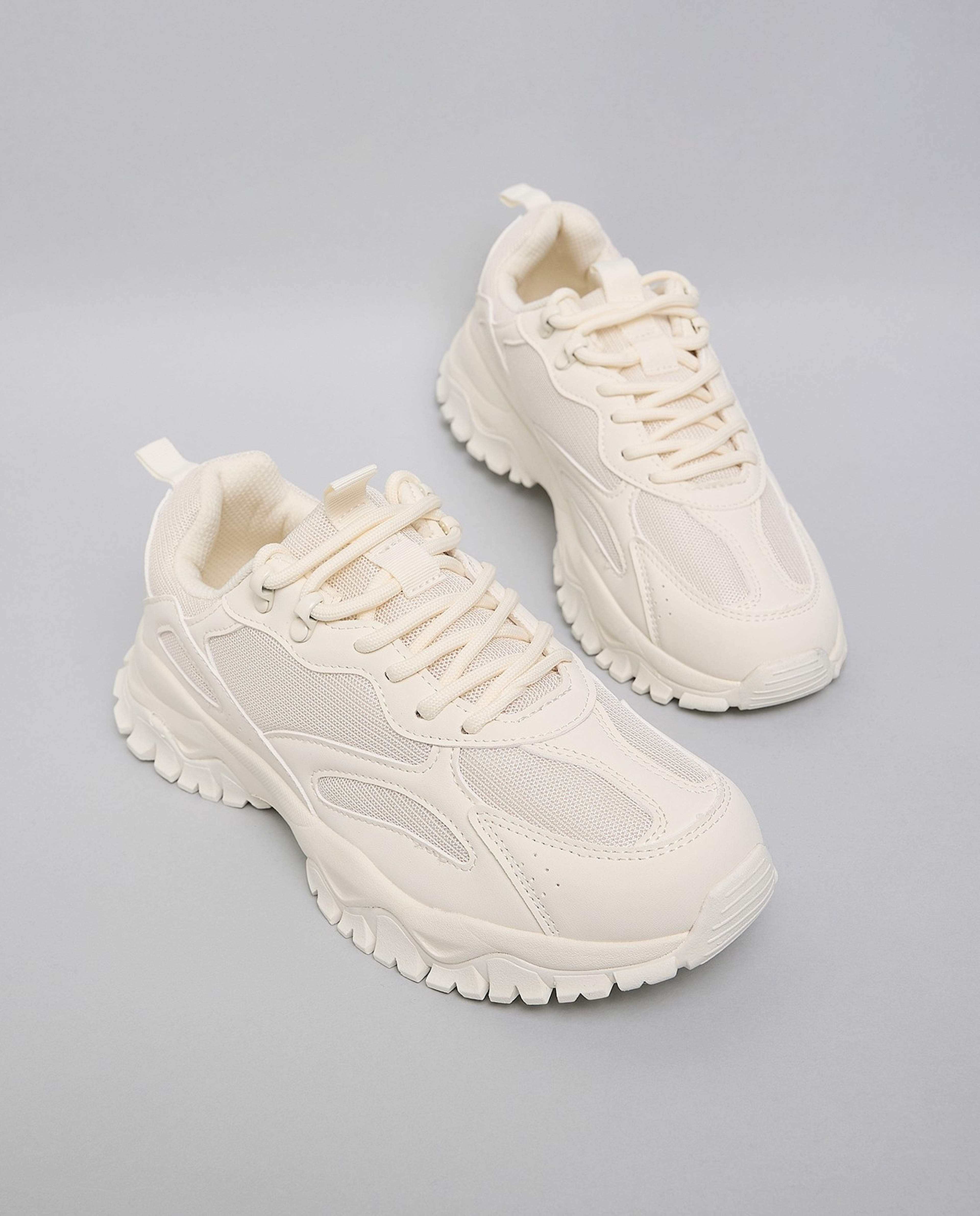 Solid Chunky Sneakers