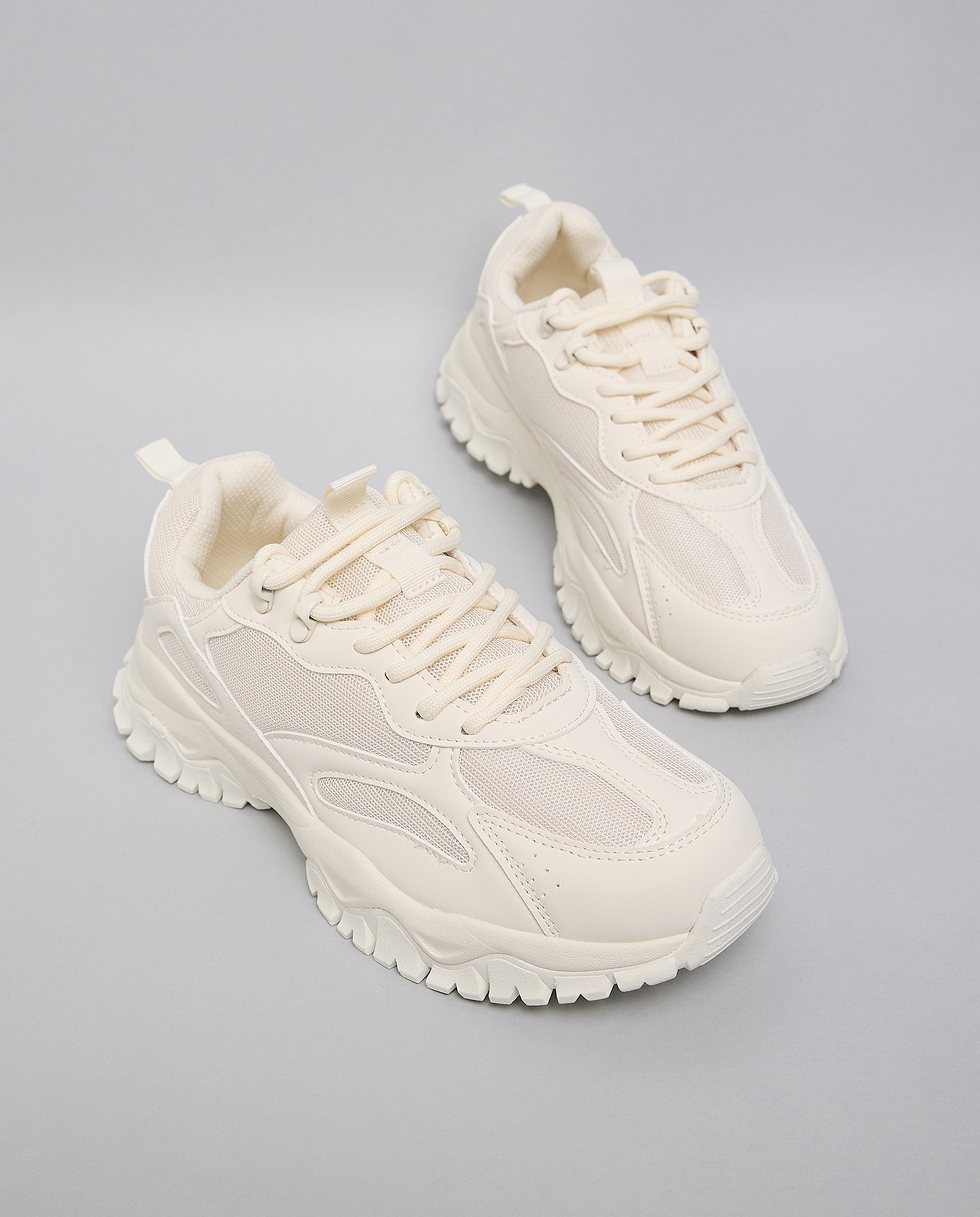 Solid Chunky Sneakers