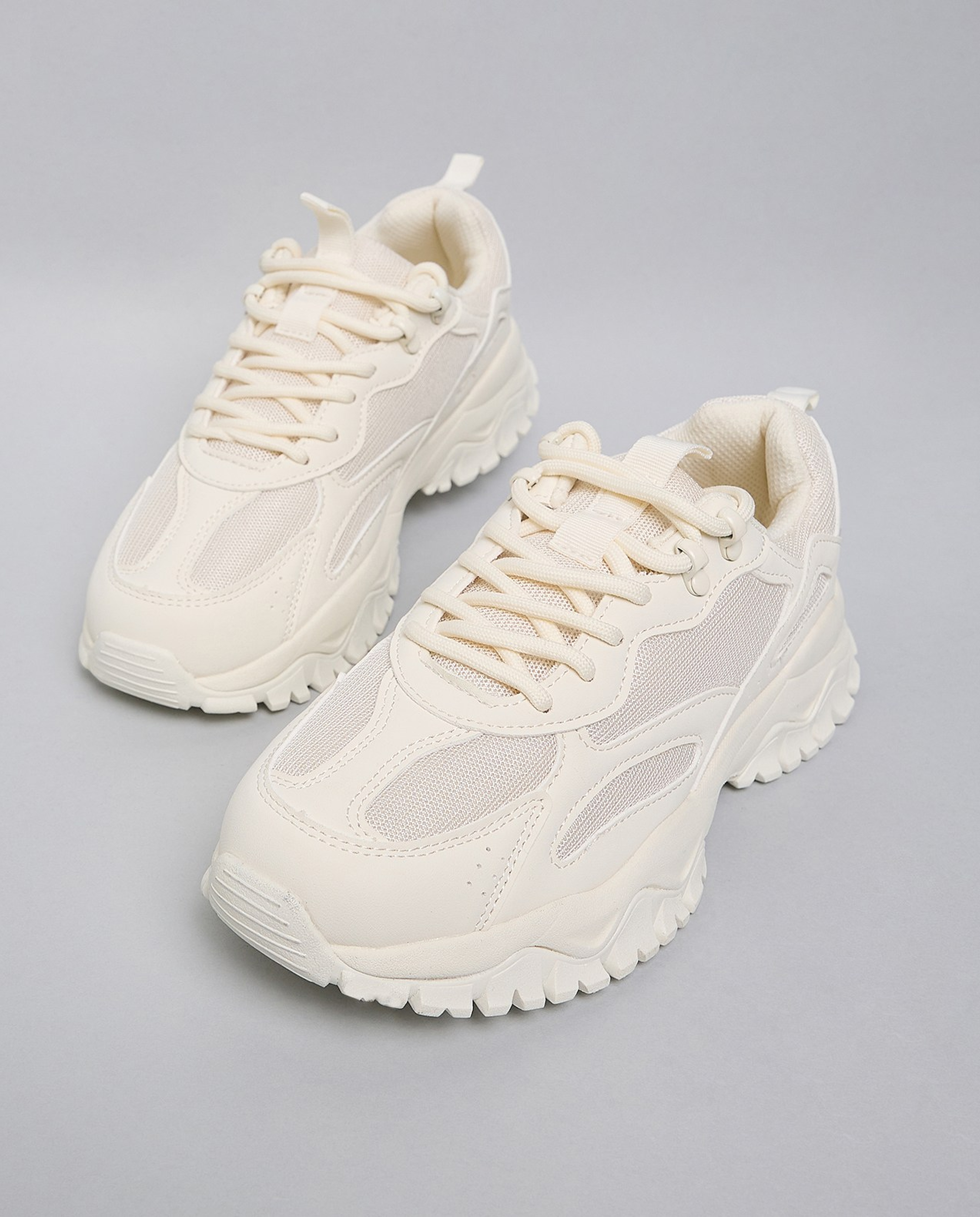 Solid Chunky Sneakers