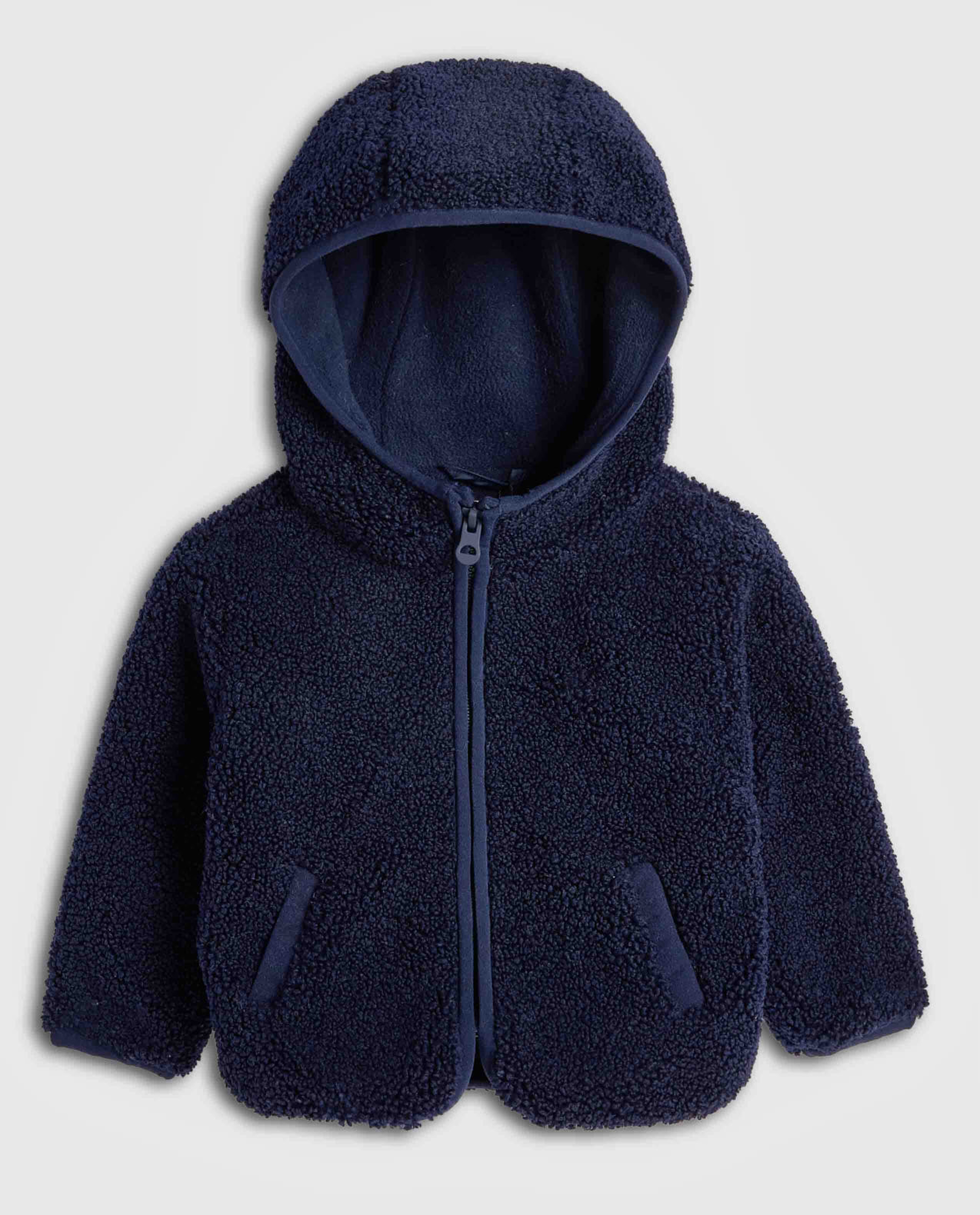 Sherpa Jacket with Zipper Closure