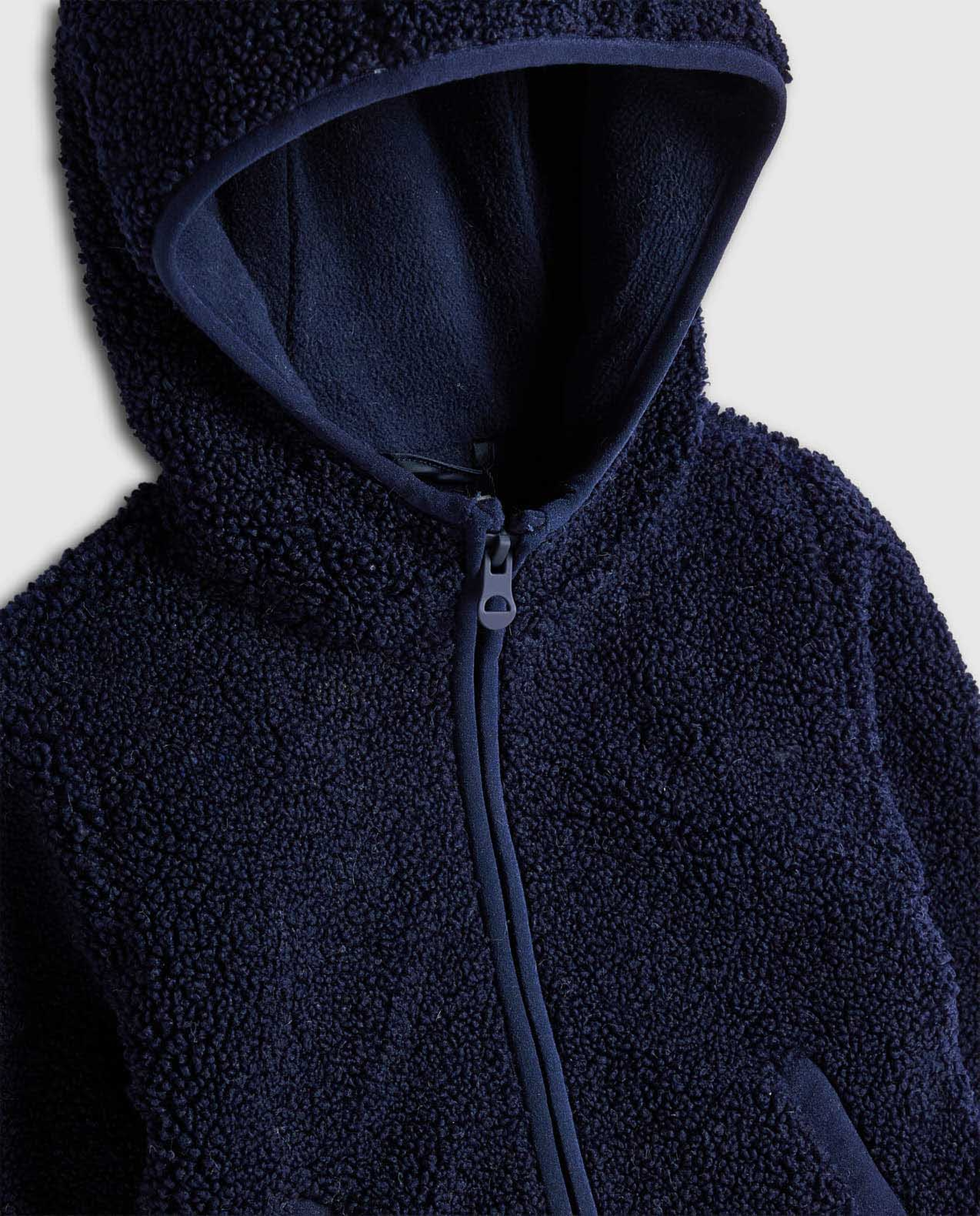 Sherpa Jacket with Zipper Closure