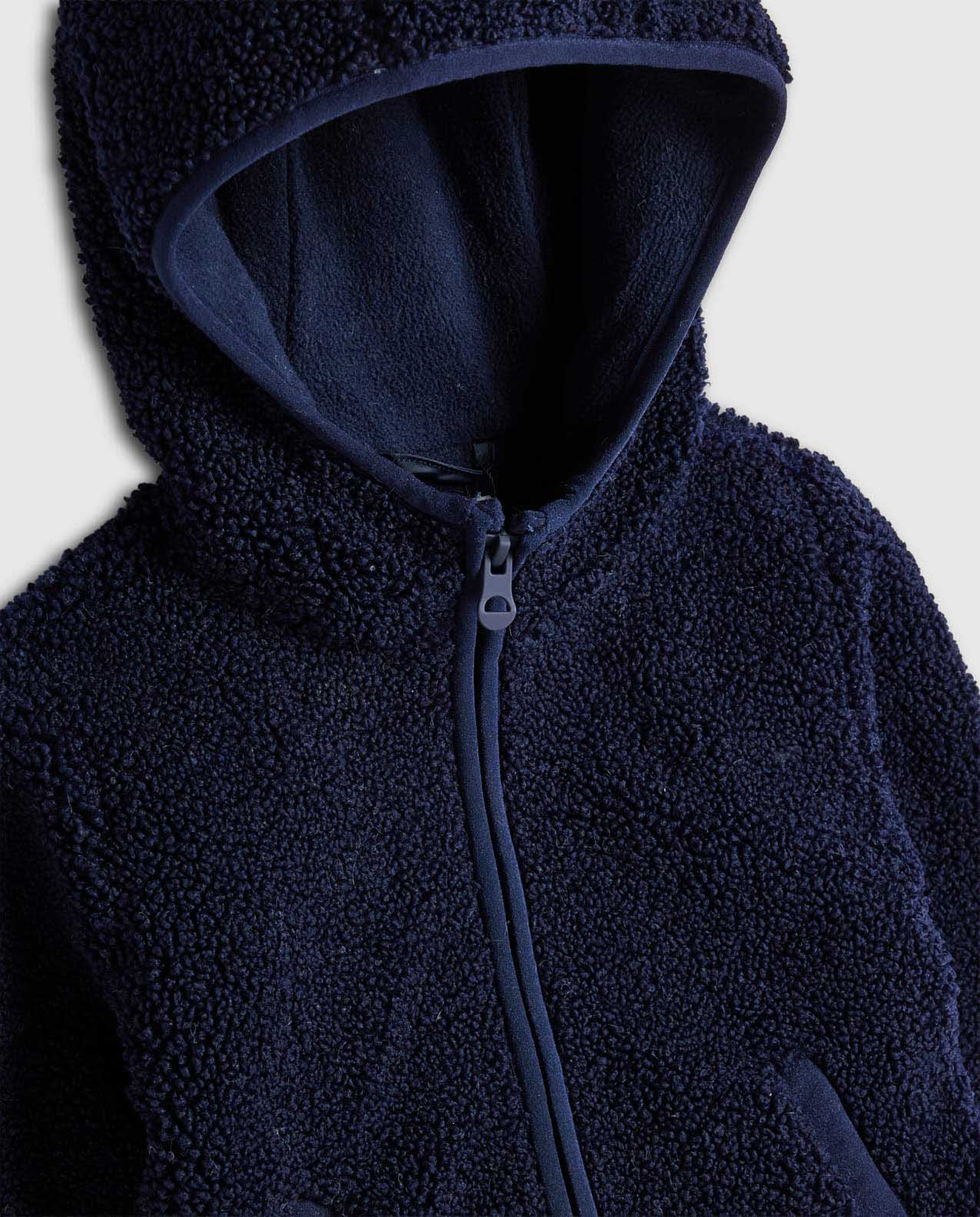 Sherpa Jacket with Zipper Closure
