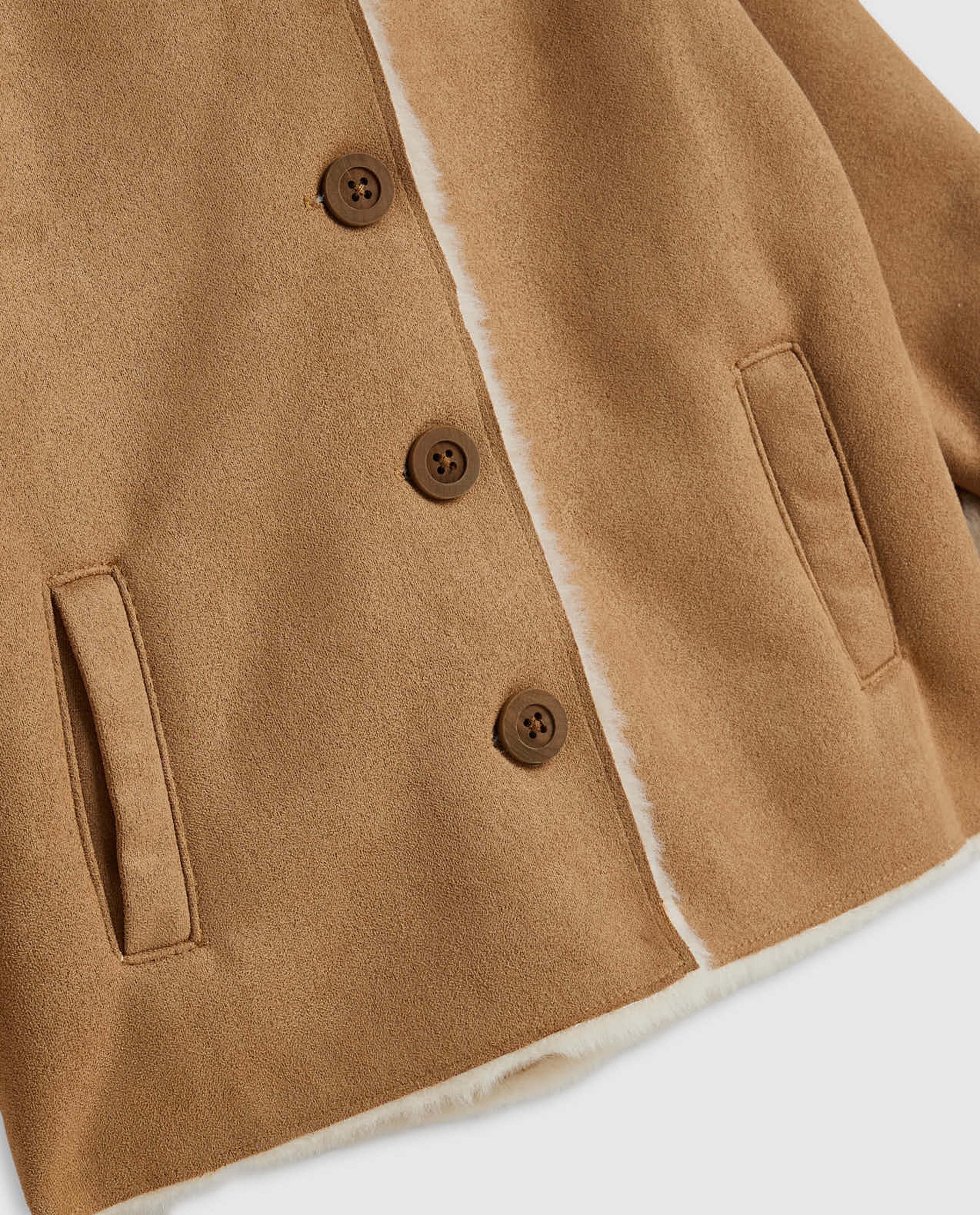 Color Block Hooded Jacket with Button Closure